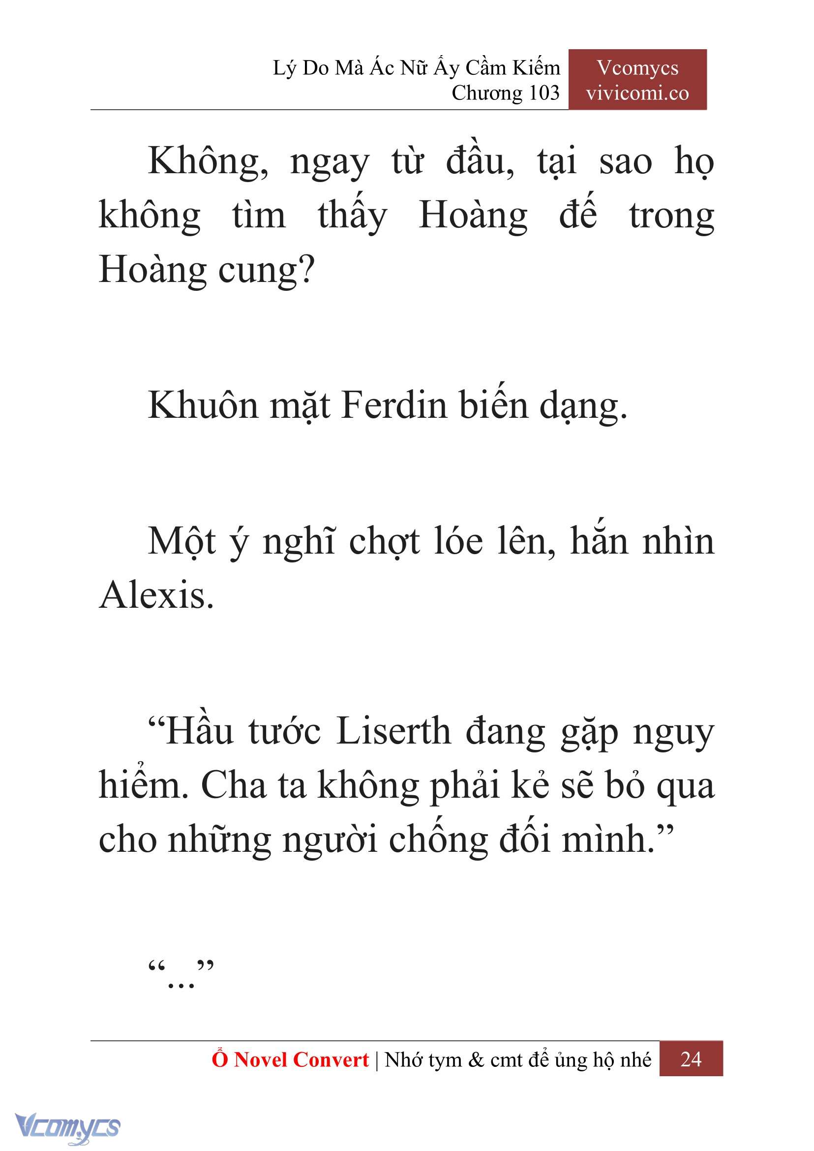 [Novel] Lý Do Mà Ác Nữ Ấy Cầm Kiếm Chap 103 - Next Chap 104