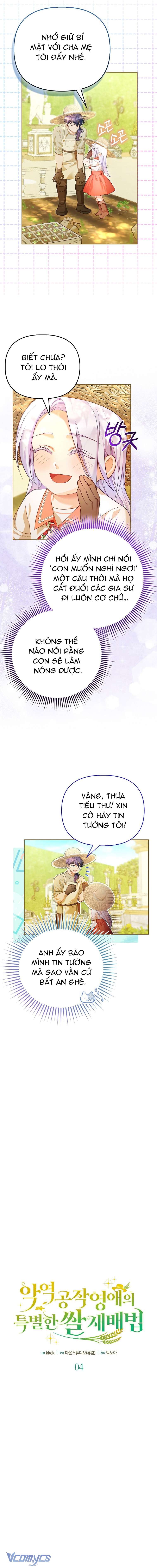 Phương Pháp Trồng Lúa Đặc Biệt Của Ác Nữ Chapter 4 - Trang 3