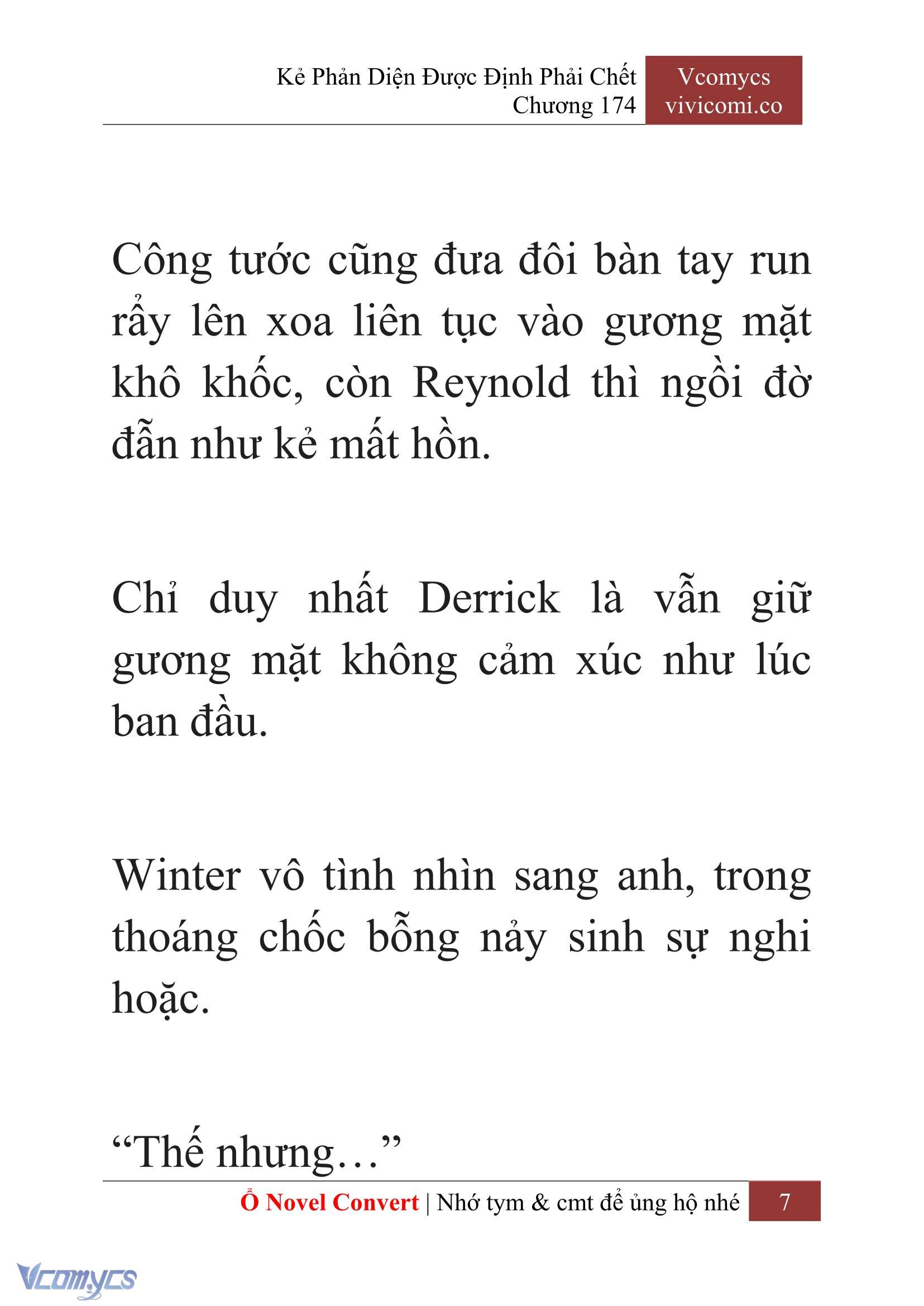 [Novel] Kẻ Phản Diện Được Định Phải Chết Chap 174 - Trang 2