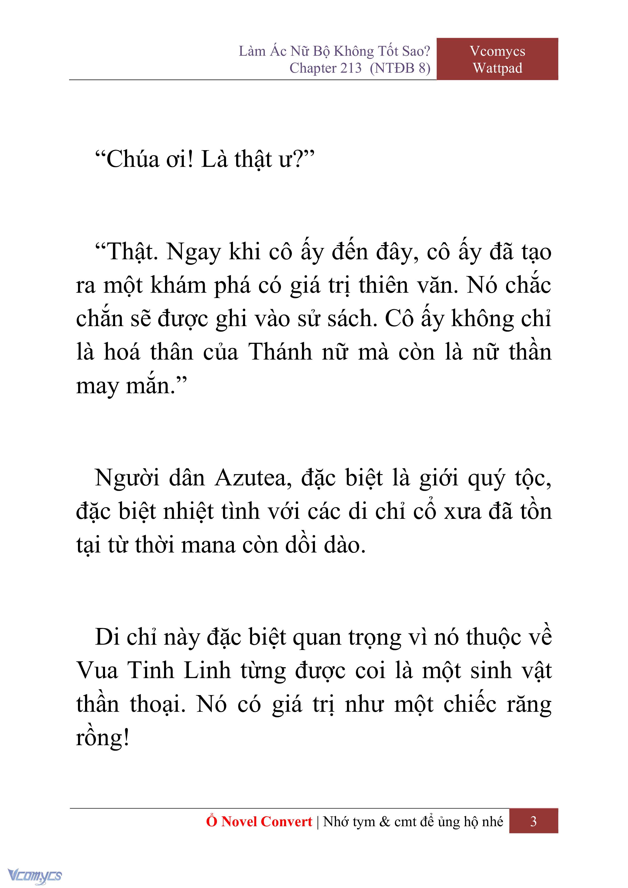 [Novel] Làm Ác Nữ Bộ Không Tốt Sao? Chap 213 - Trang 2
