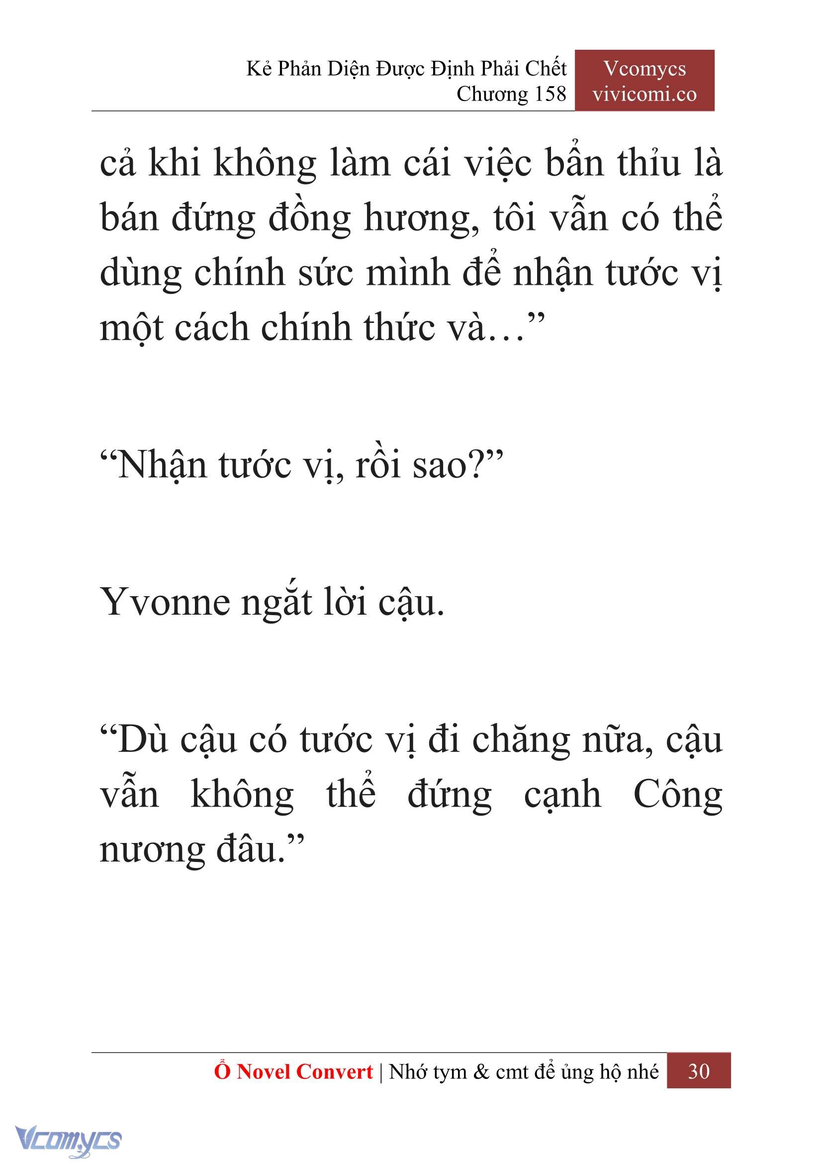 [Novel] Kẻ Phản Diện Được Định Phải Chết Chap 158 - Trang 2