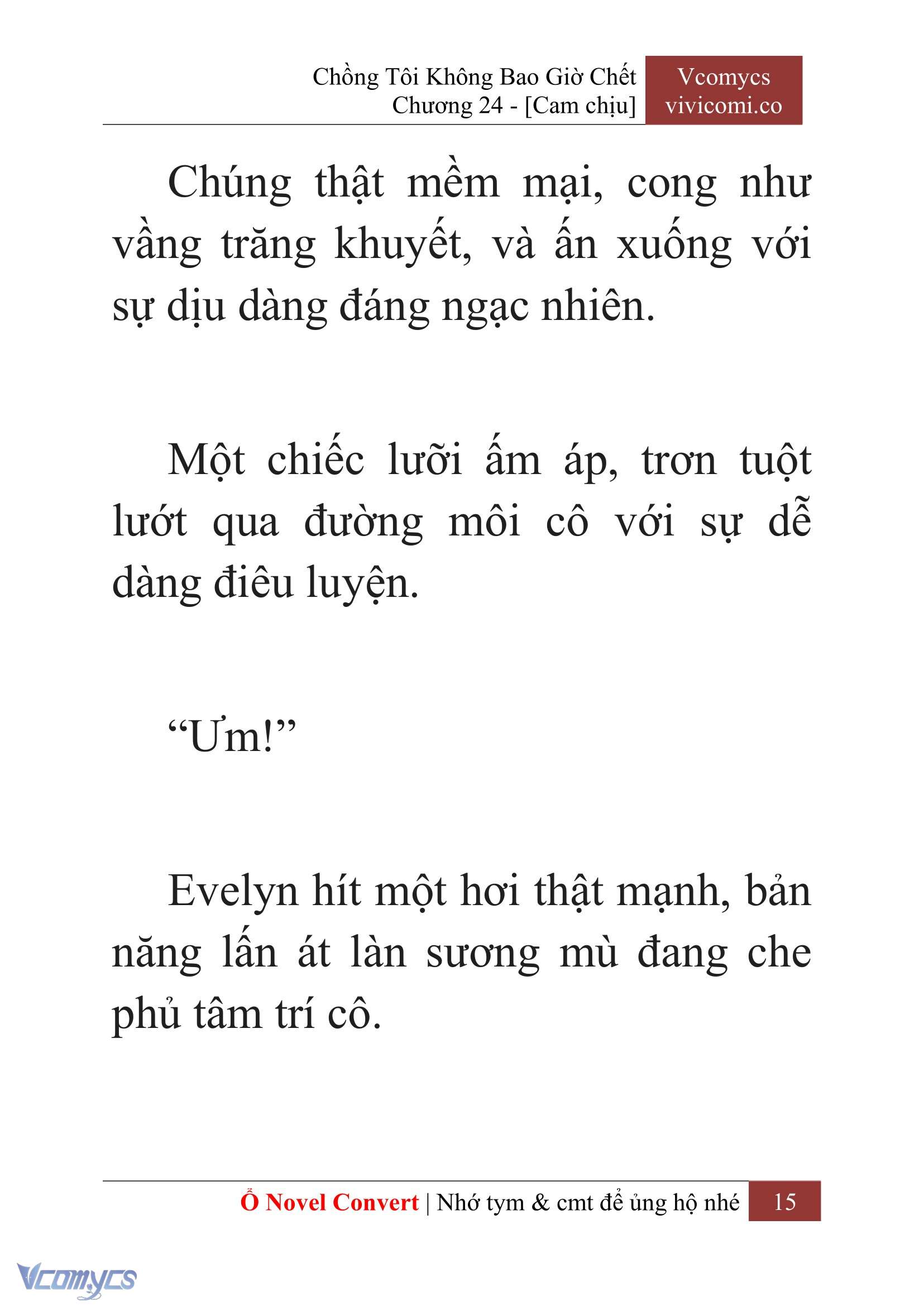 [Novel] Chồng Tôi Không Bao Giờ Chết Chap 24 - Trang 2