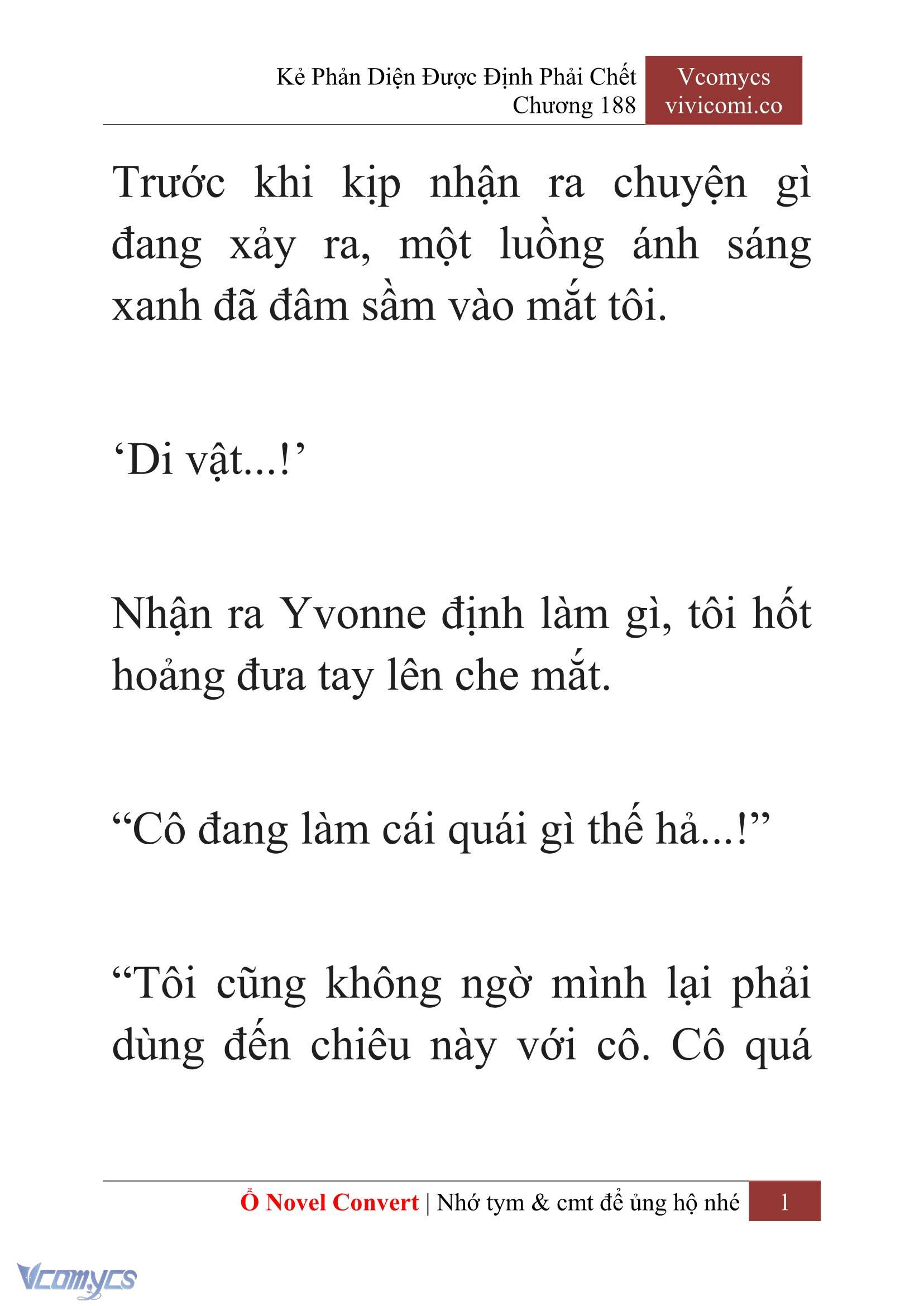 [Novel] Kẻ Phản Diện Được Định Phải Chết Chap 188 - Trang 2
