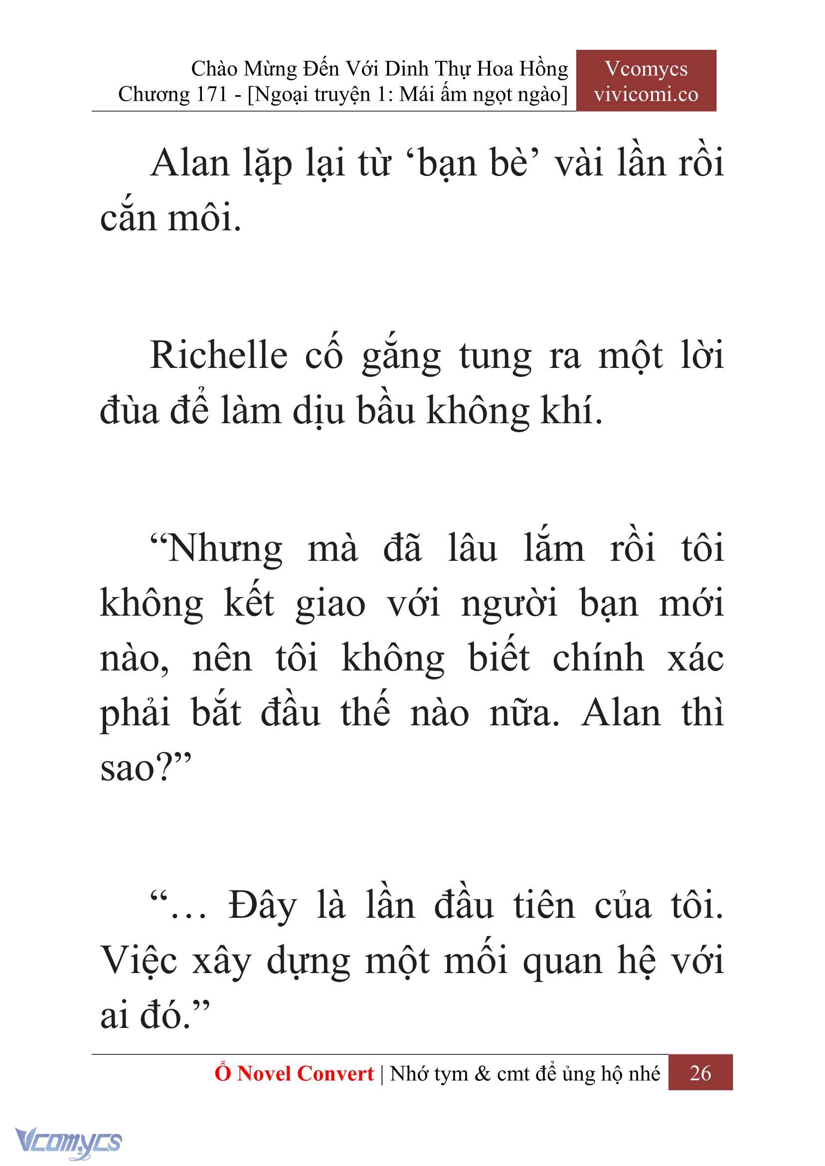 [Novel] Chào Mừng Đến Với Dinh Thự Hoa Hồng Chap 171 - Trang 2