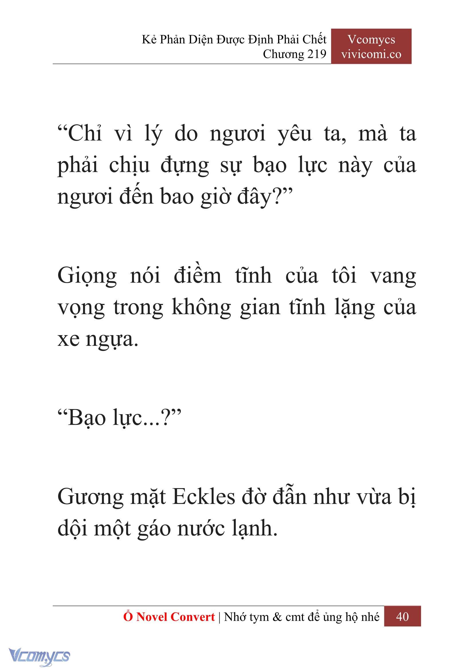 [Novel] Kẻ Phản Diện Được Định Phải Chết Chap 219 - Next Chap 220