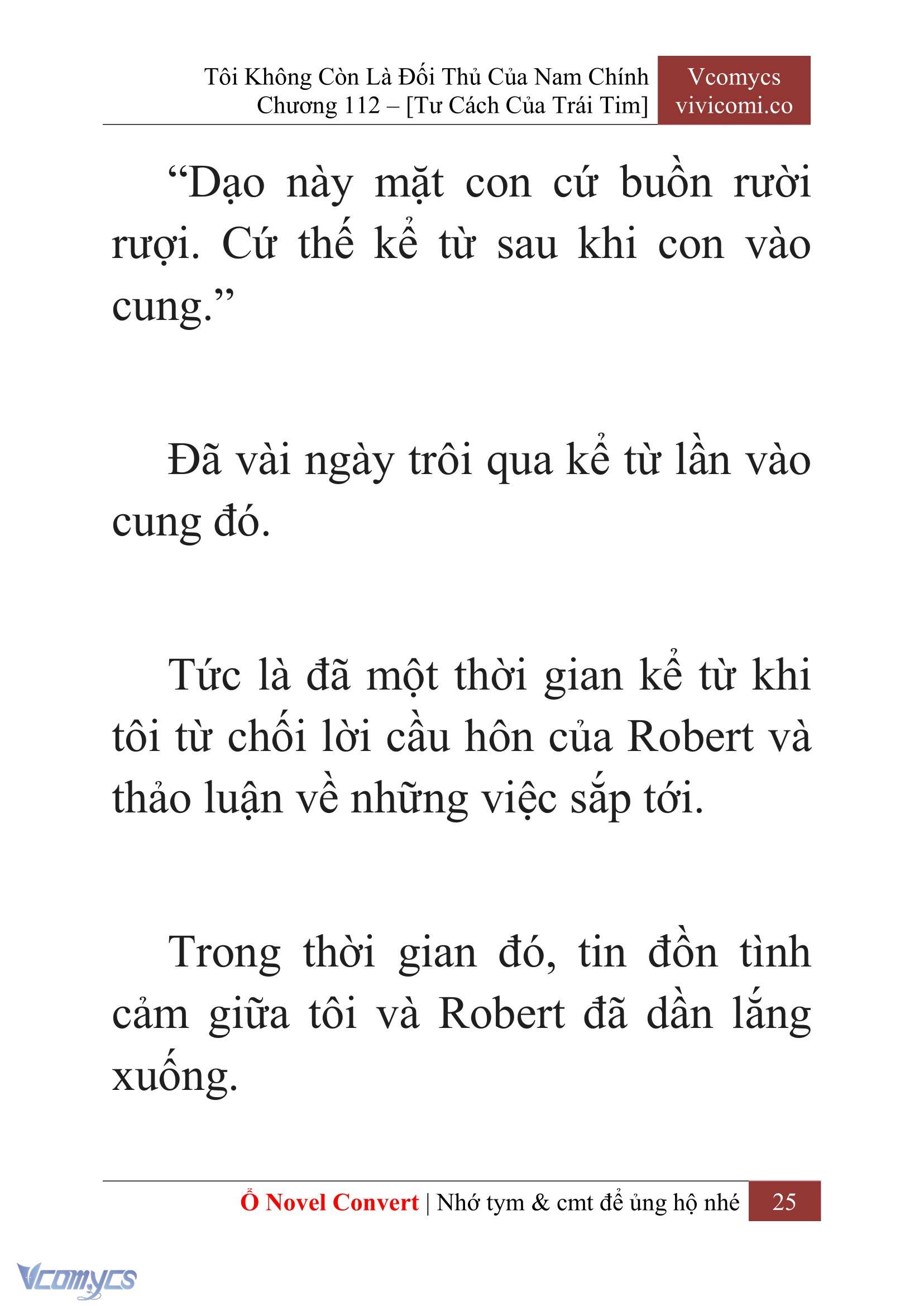 [Novel] Tôi Không Còn Là Đối Thủ Của Nam Chính Chap 112 - Trang 2