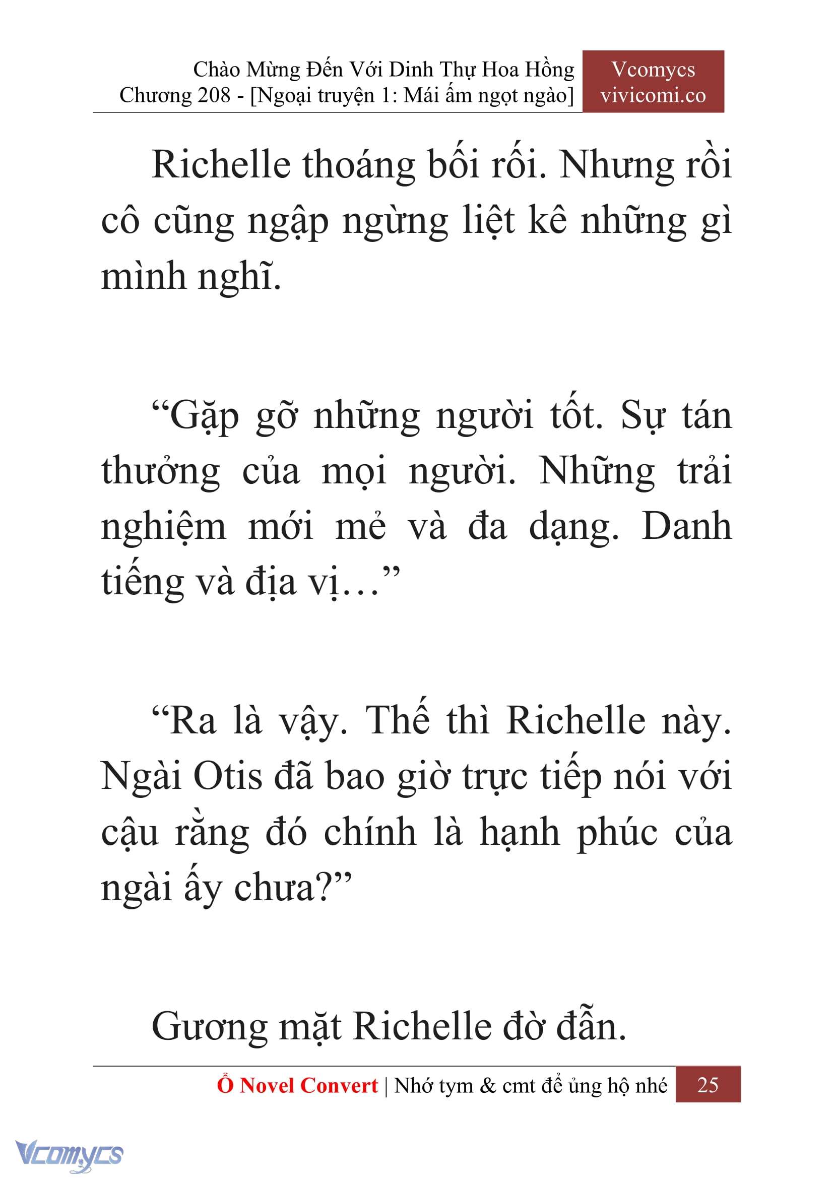 [Novel] Chào Mừng Đến Với Dinh Thự Hoa Hồng Chap 208 - Trang 2