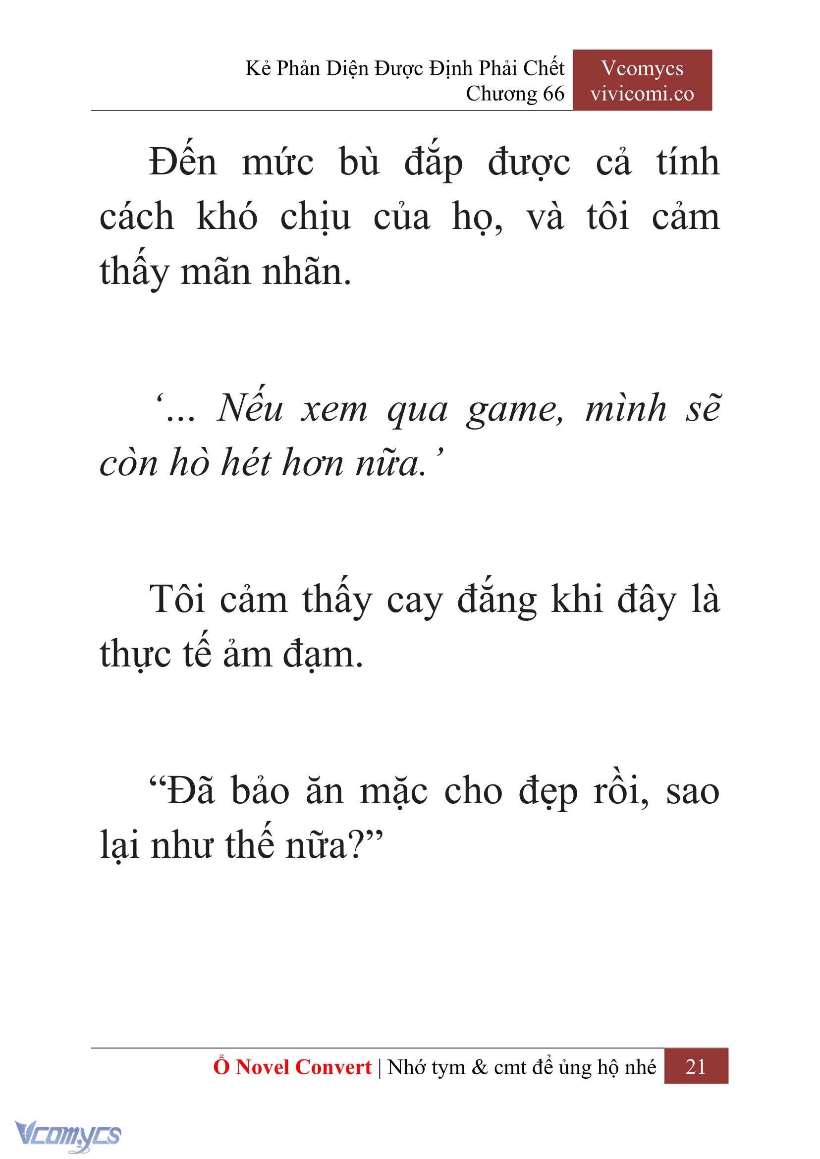 [Novel] Kẻ Phản Diện Được Định Phải Chết Chap 66 - Trang 2