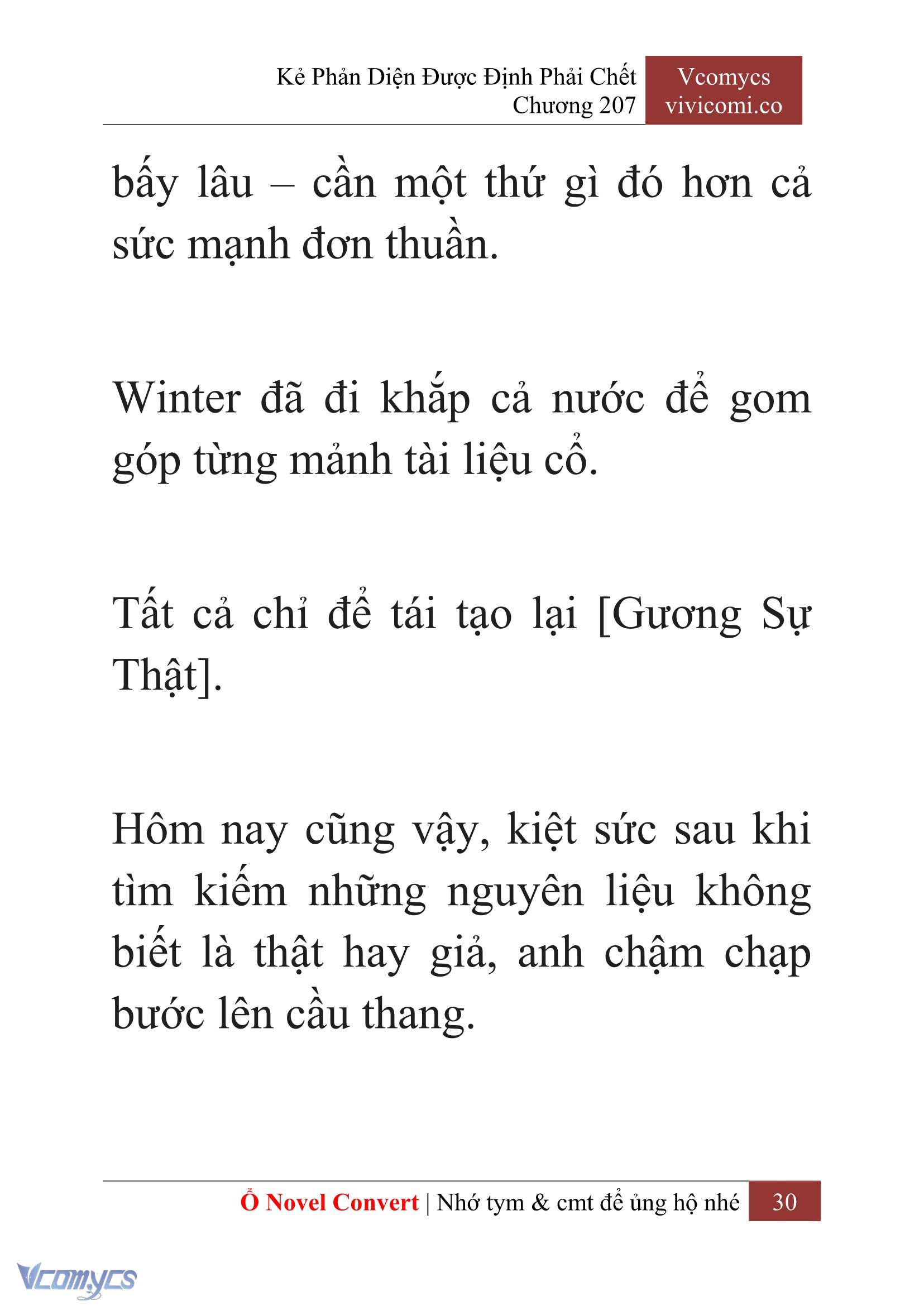 [Novel] Kẻ Phản Diện Được Định Phải Chết Chap 207 - Trang 2