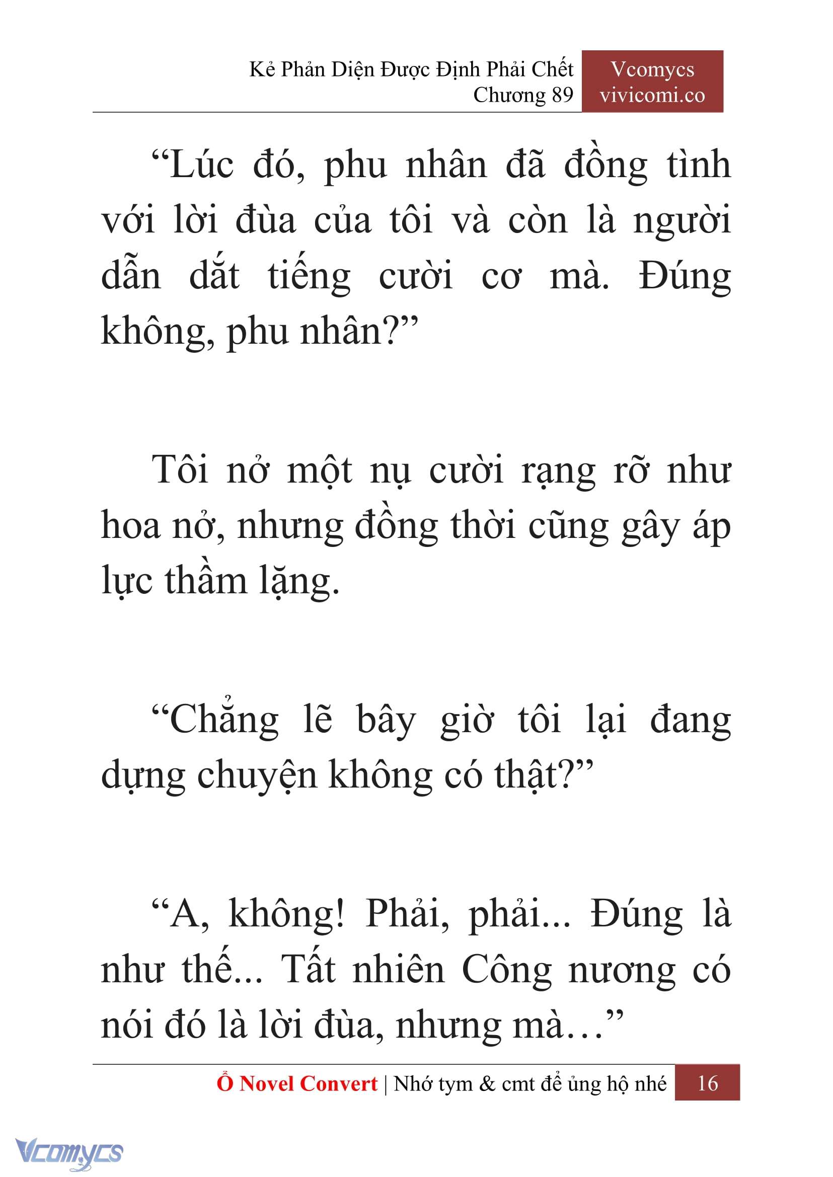 [Novel] Kẻ Phản Diện Được Định Phải Chết Chap 89 - Next Chap 90