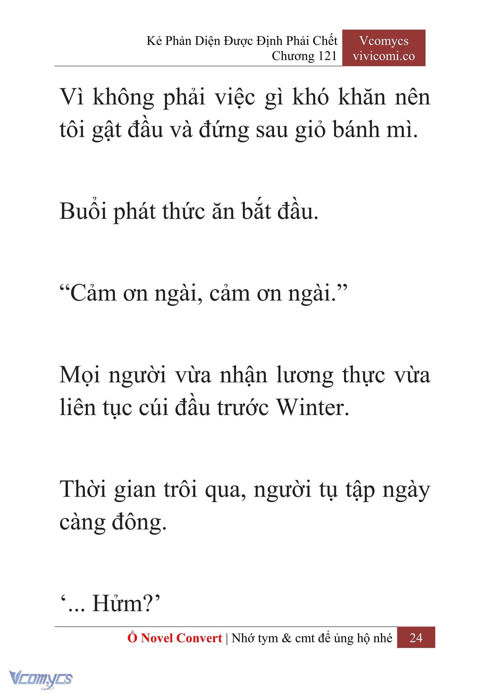 [Novel] Kẻ Phản Diện Được Định Phải Chết Chap 121 - Next Chap 122