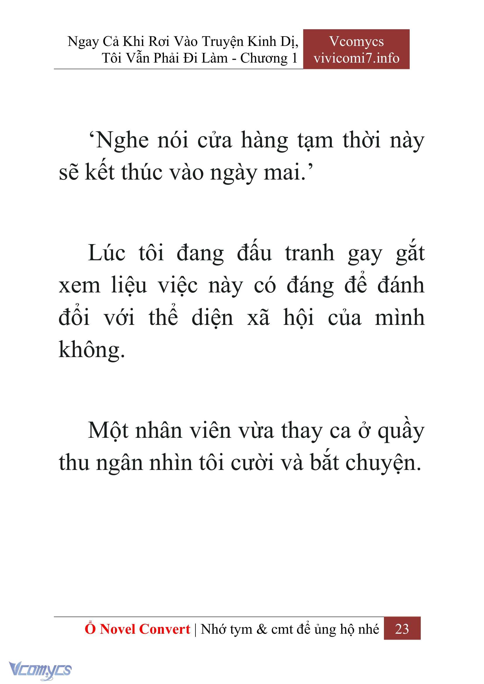 [Novel] Ngay Cả Khi Rơi Vào Truyện Kinh Dị, Tôi Vẫn Phải Đi Làm Chap 1 - Trang 2