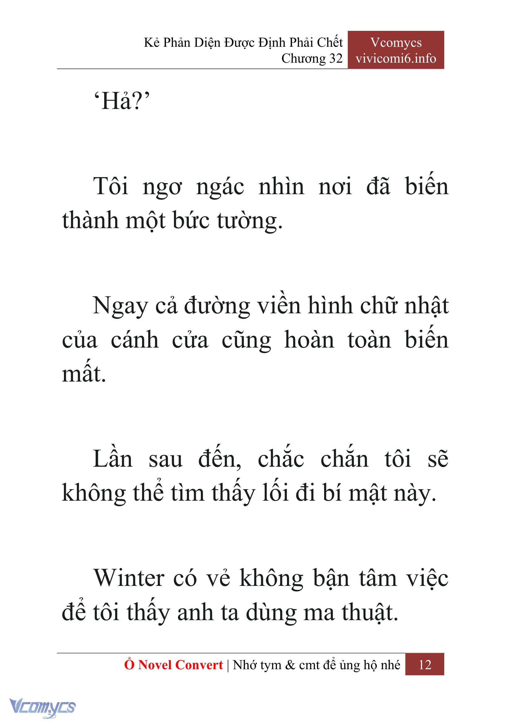 [Novel] Kẻ Phản Diện Được Định Phải Chết Chap 32 - Trang 2
