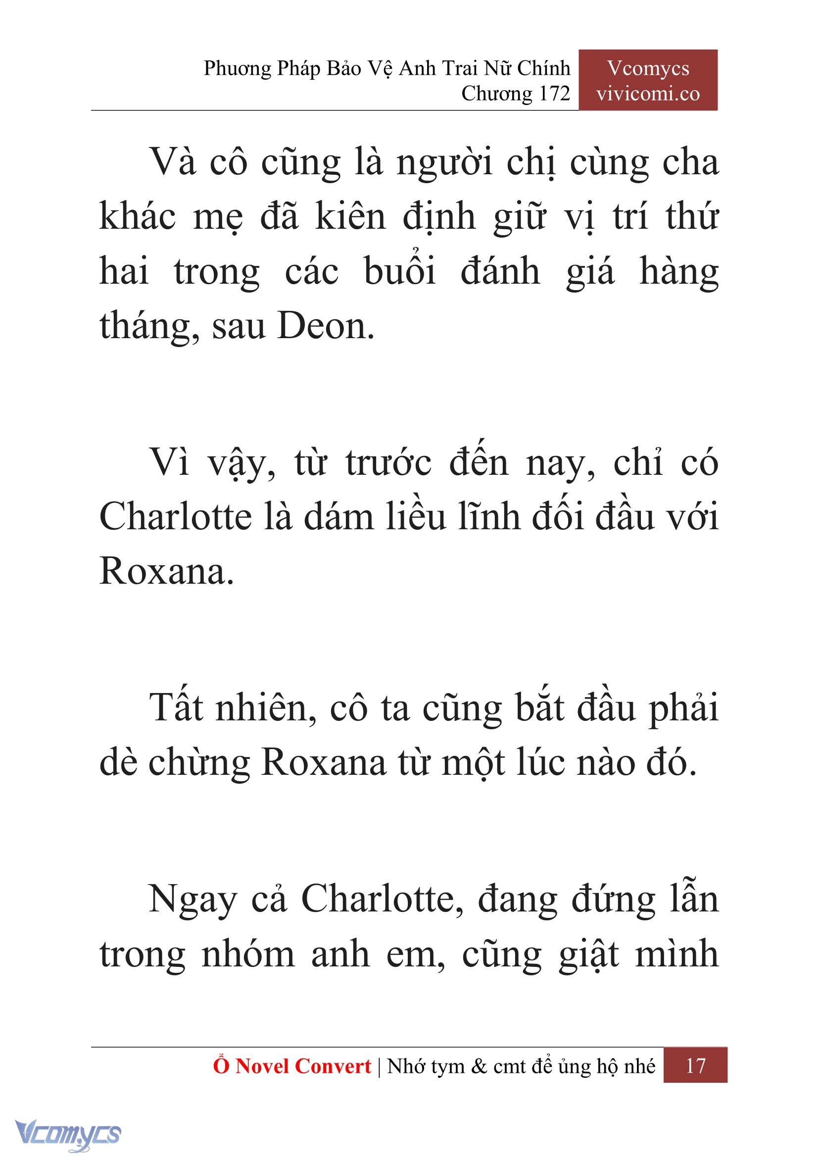 [Novel] Phương Pháp Bảo Vệ Anh Trai Nữ Chính Chap 172 - Trang 2