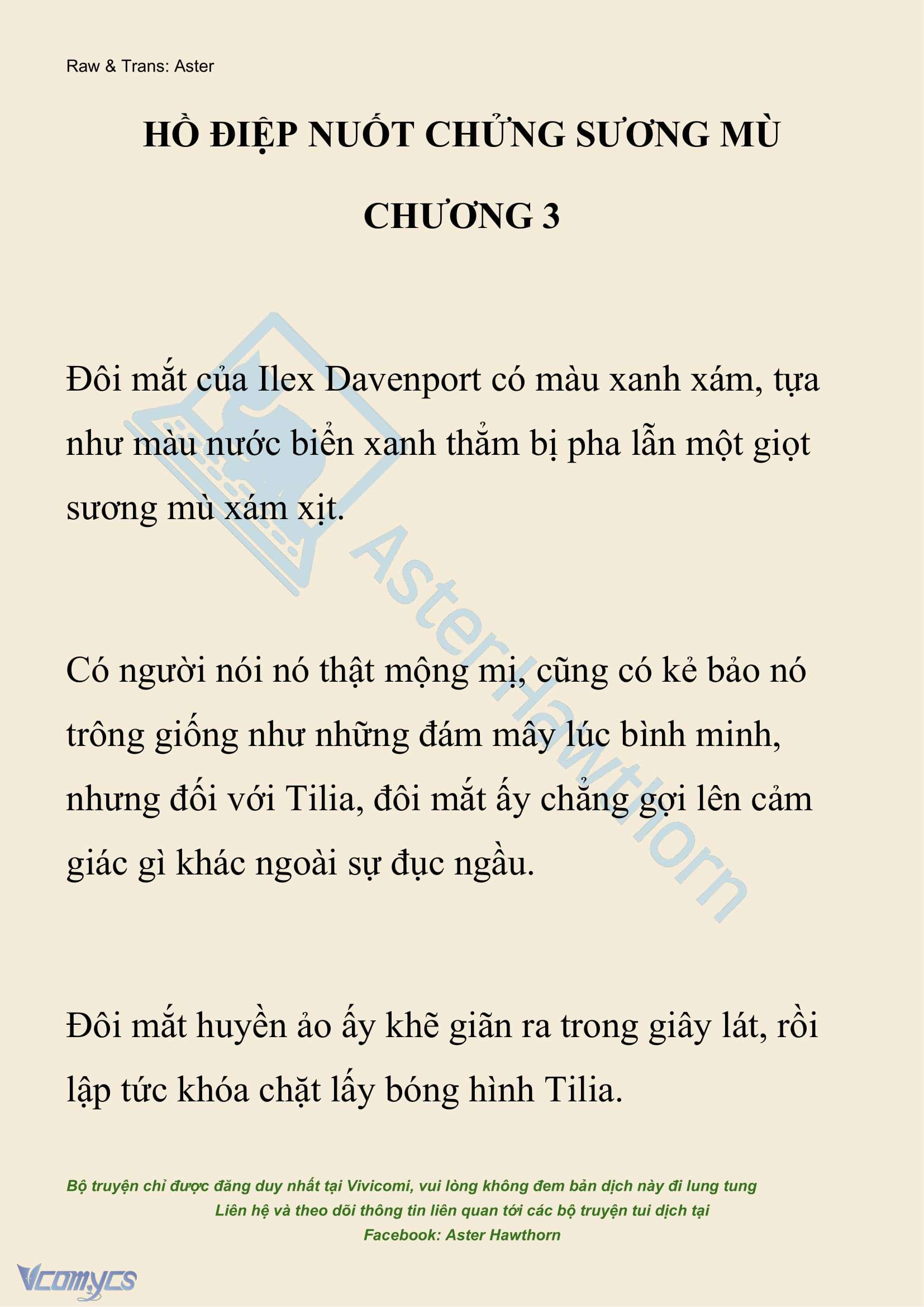 [NOVEL] Hồ Điệp Nuốt Chửng Sương Mù Chap 3 - Trang 2
