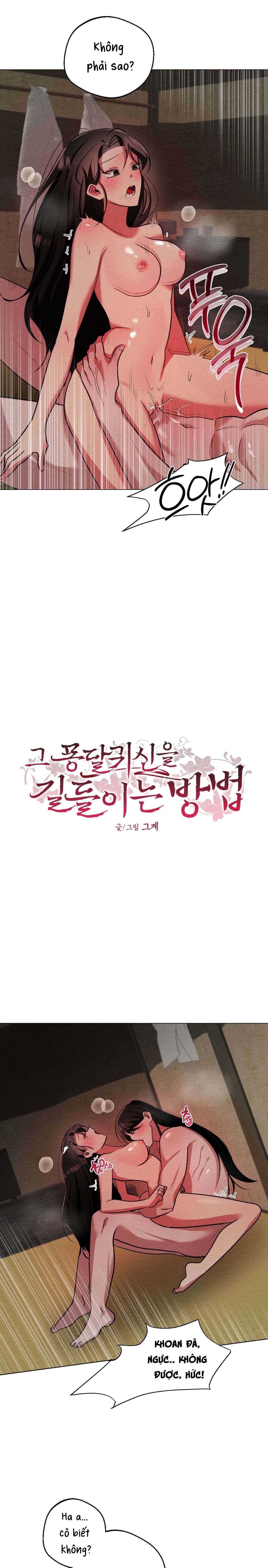 [ 18+ KHÔNG CHE ] Cách thuần phục hồn ma Mongdal Chap 14 - Trang 2