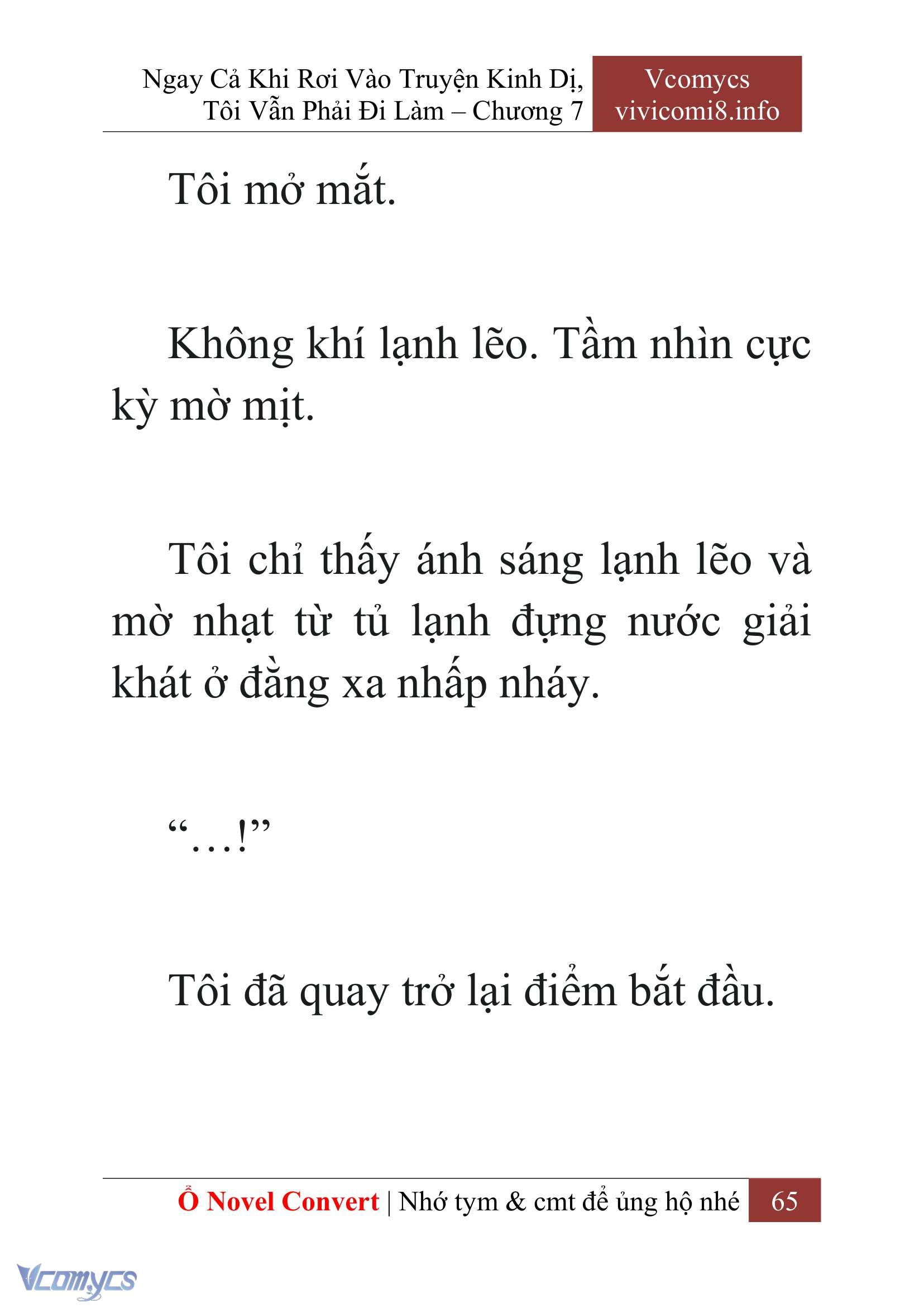 [Novel] Ngay Cả Khi Rơi Vào Truyện Kinh Dị, Tôi Vẫn Phải Đi Làm Chap 7 - Trang 2