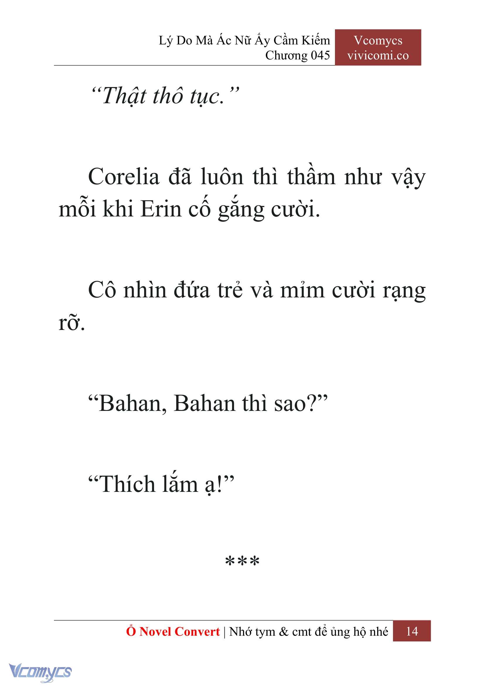 [Novel] Lý Do Mà Ác Nữ Ấy Cầm Kiếm Chap 45 - Next Chap 46