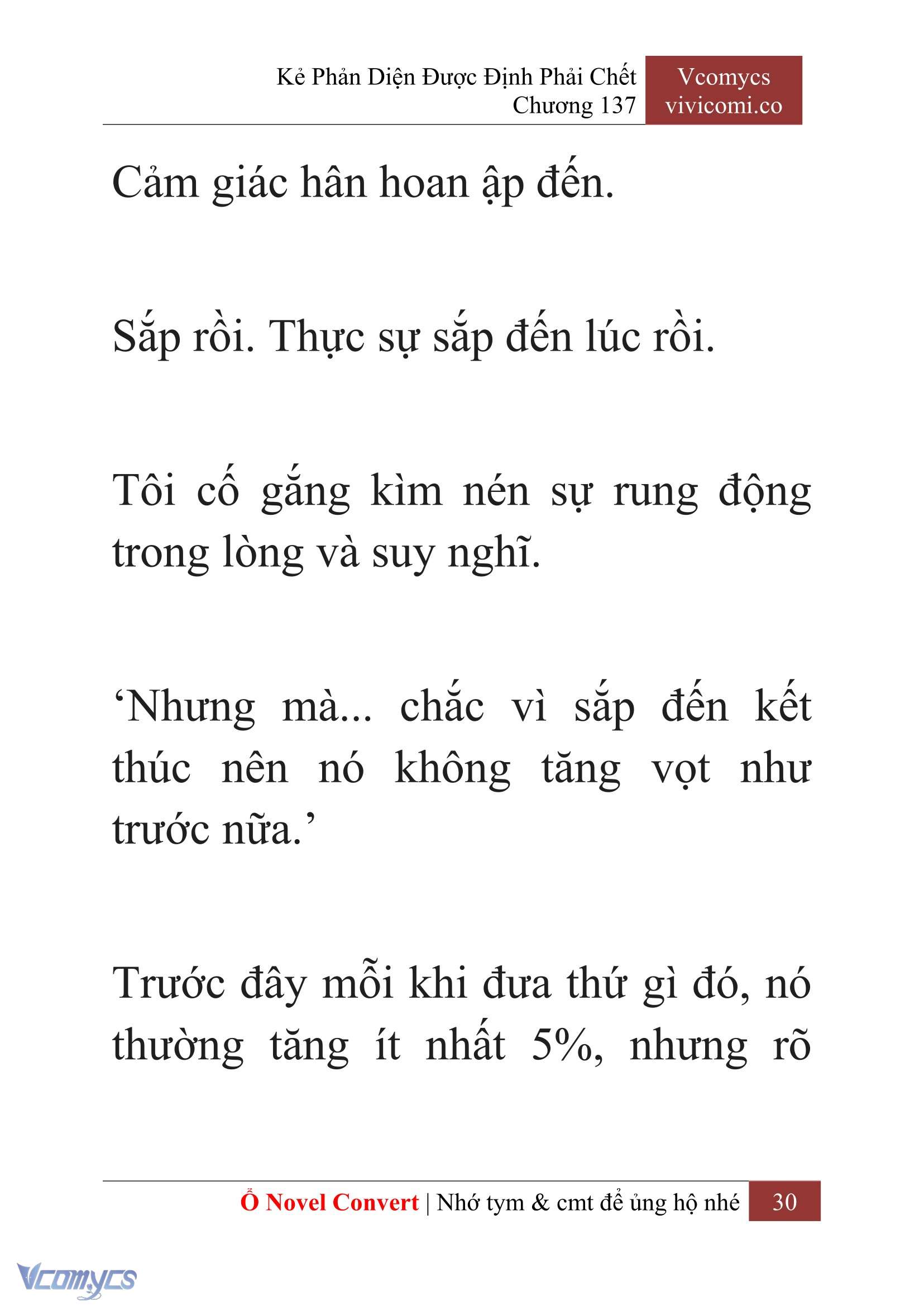[Novel] Kẻ Phản Diện Được Định Phải Chết Chap 137 - Trang 2