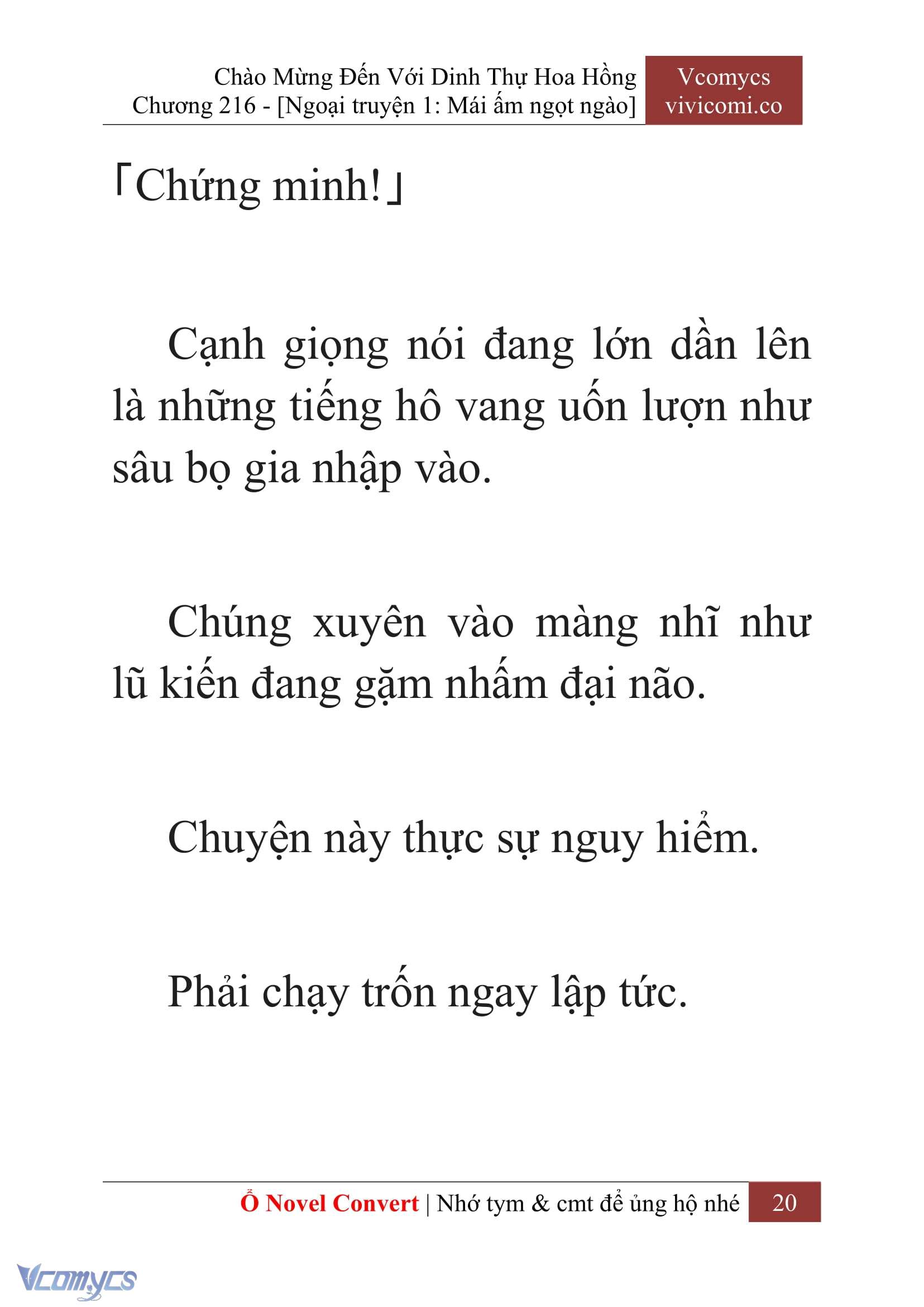 [Novel] Chào Mừng Đến Với Dinh Thự Hoa Hồng Chap 216 - Trang 2