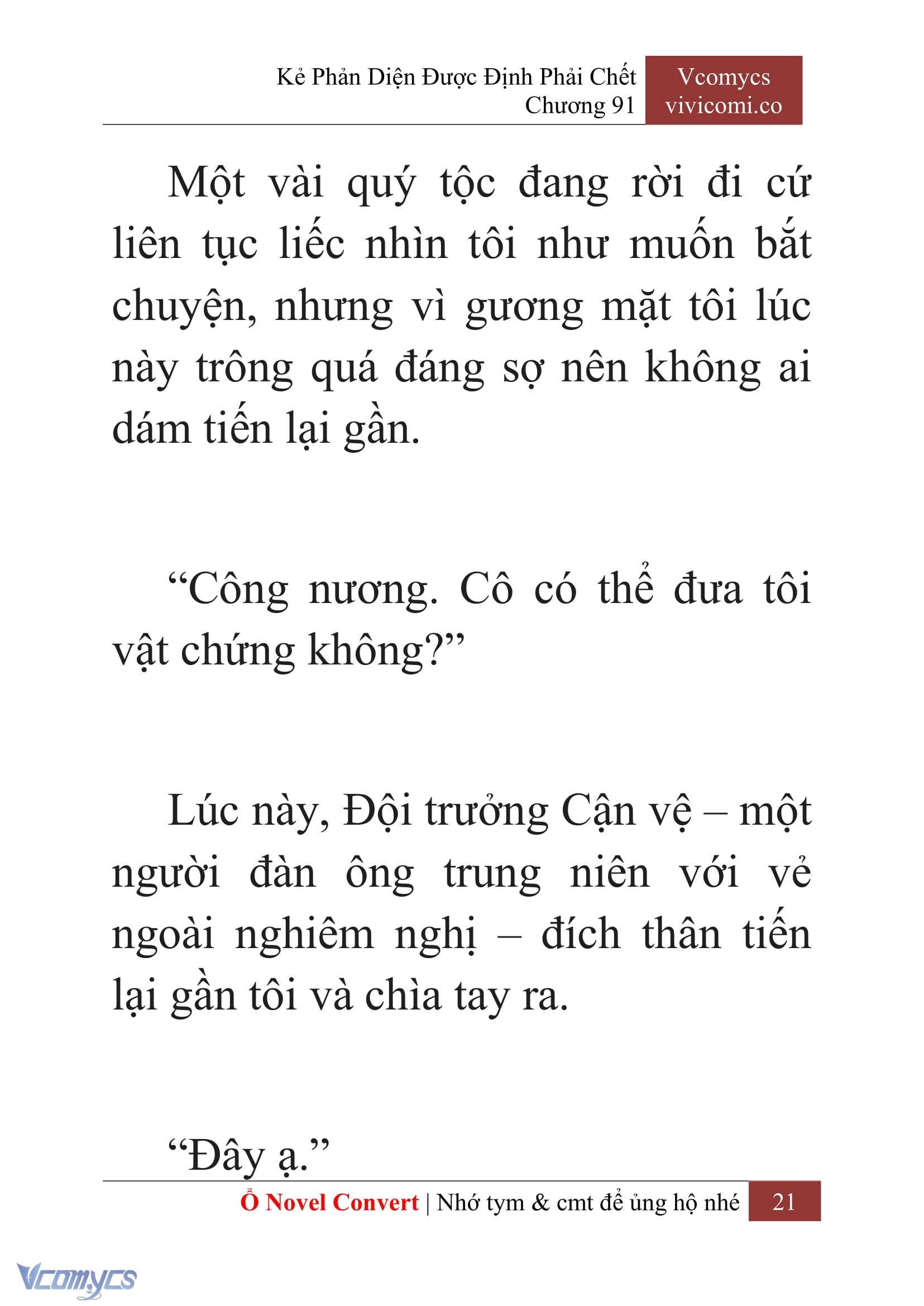 [Novel] Kẻ Phản Diện Được Định Phải Chết Chap 91 - Trang 2