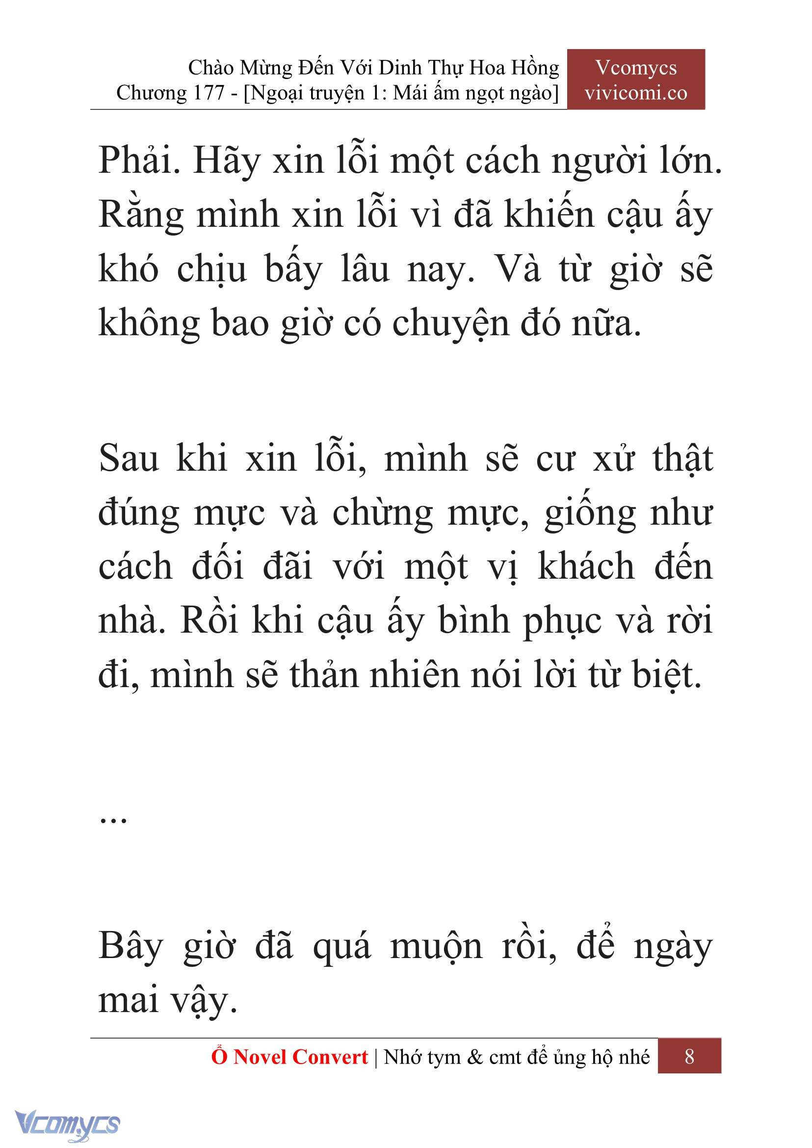 [Novel] Chào Mừng Đến Với Dinh Thự Hoa Hồng Chap 177 - Trang 2