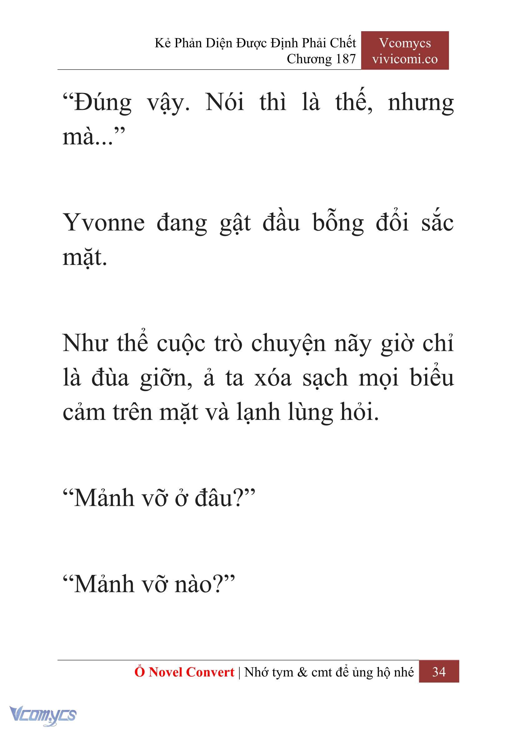 [Novel] Kẻ Phản Diện Được Định Phải Chết Chap 187 - Trang 2
