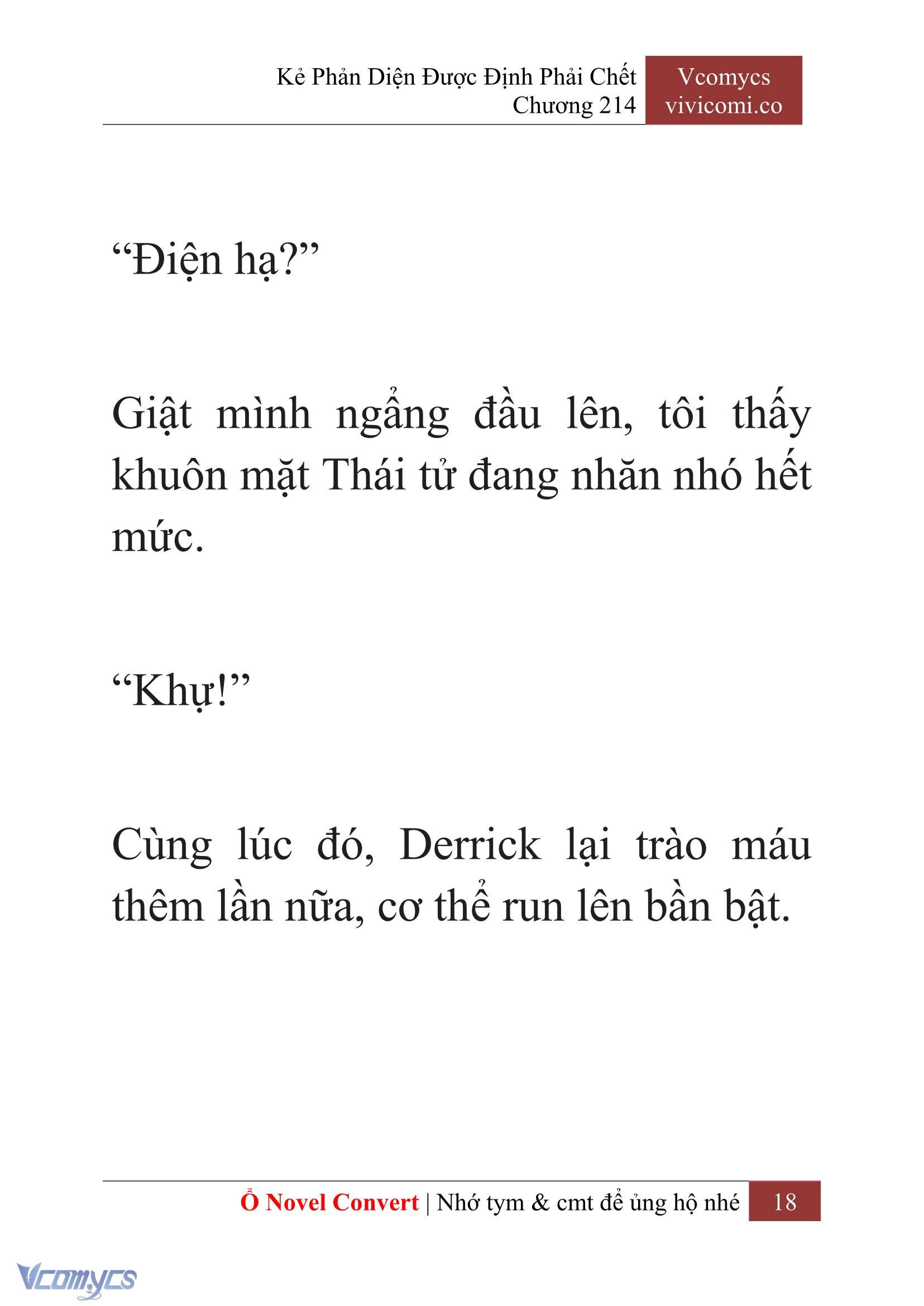 [Novel] Kẻ Phản Diện Được Định Phải Chết Chap 214 - Next Chap 215