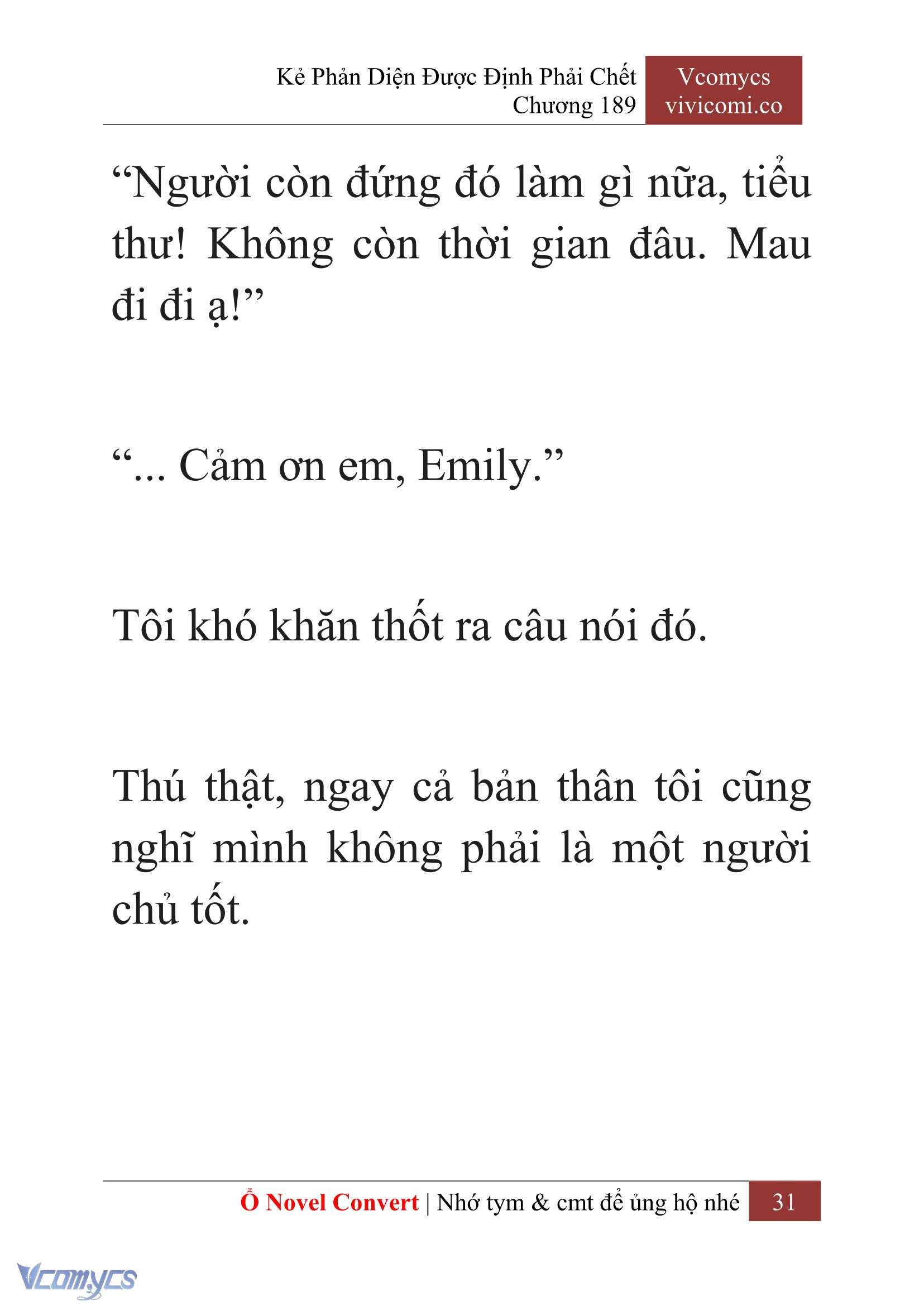 [Novel] Kẻ Phản Diện Được Định Phải Chết Chap 189 - Trang 2