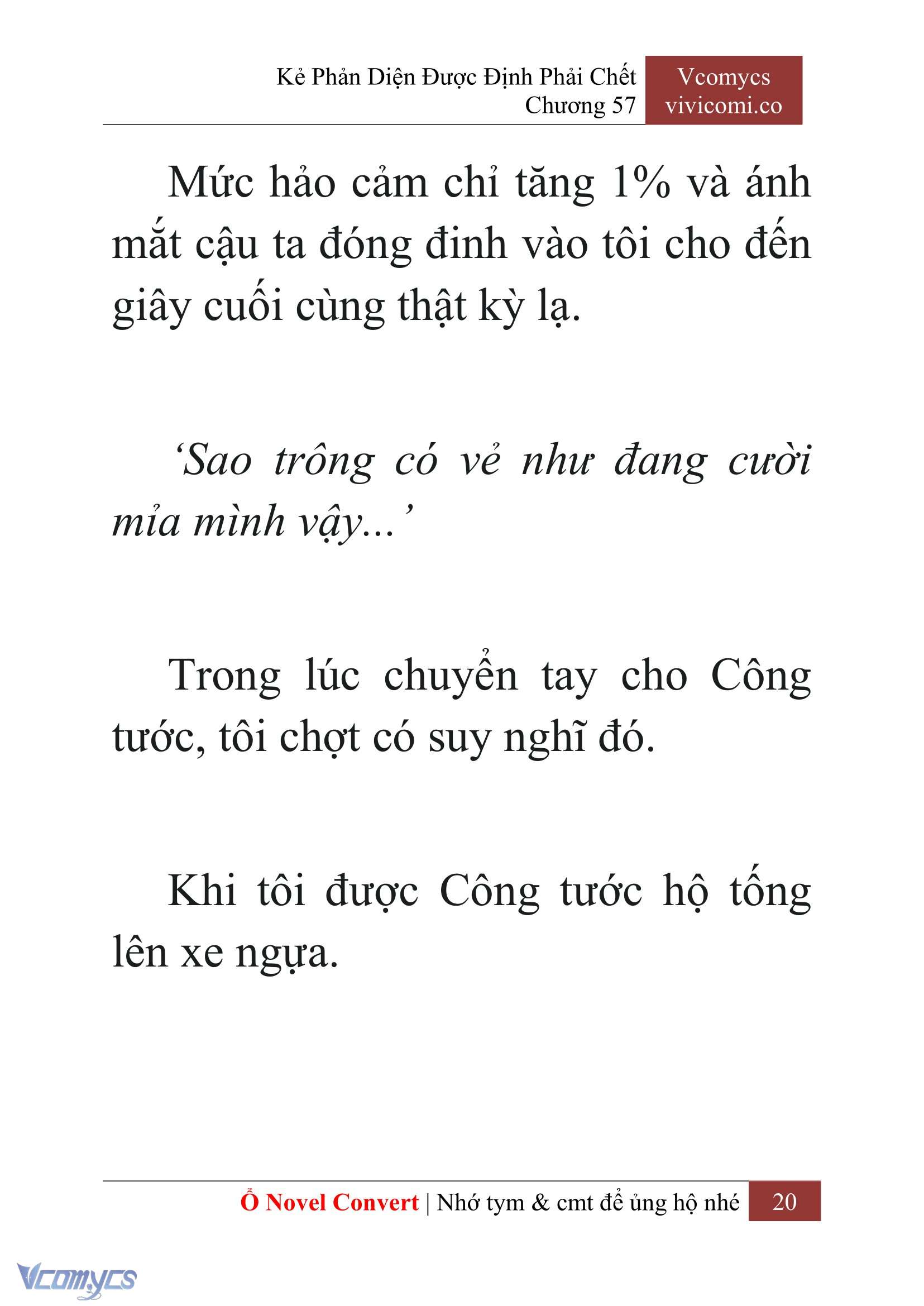 [Novel] Kẻ Phản Diện Được Định Phải Chết Chap 57 - Next Chap 58