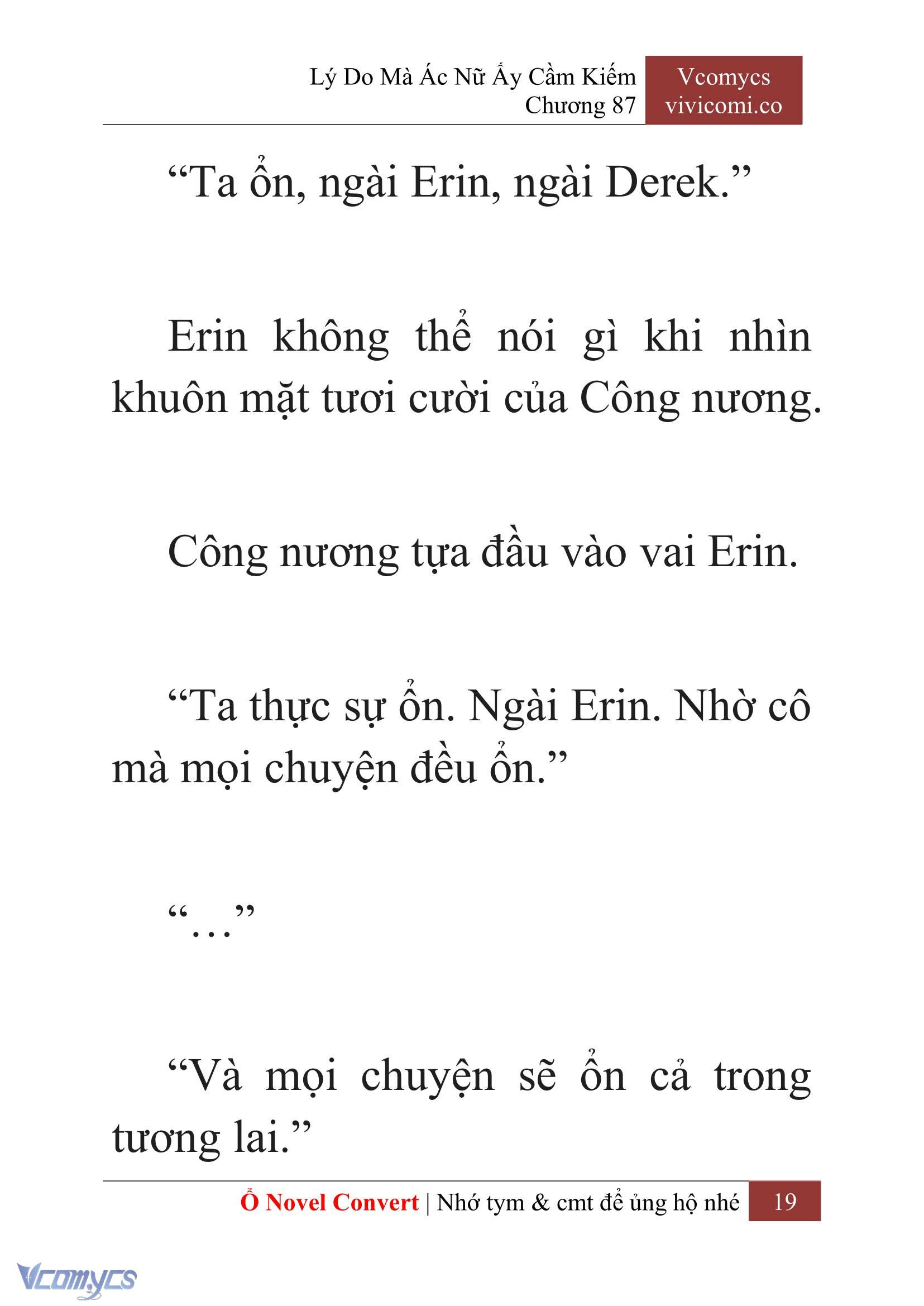 [Novel] Lý Do Mà Ác Nữ Ấy Cầm Kiếm Chap 87 - Next Chap 88