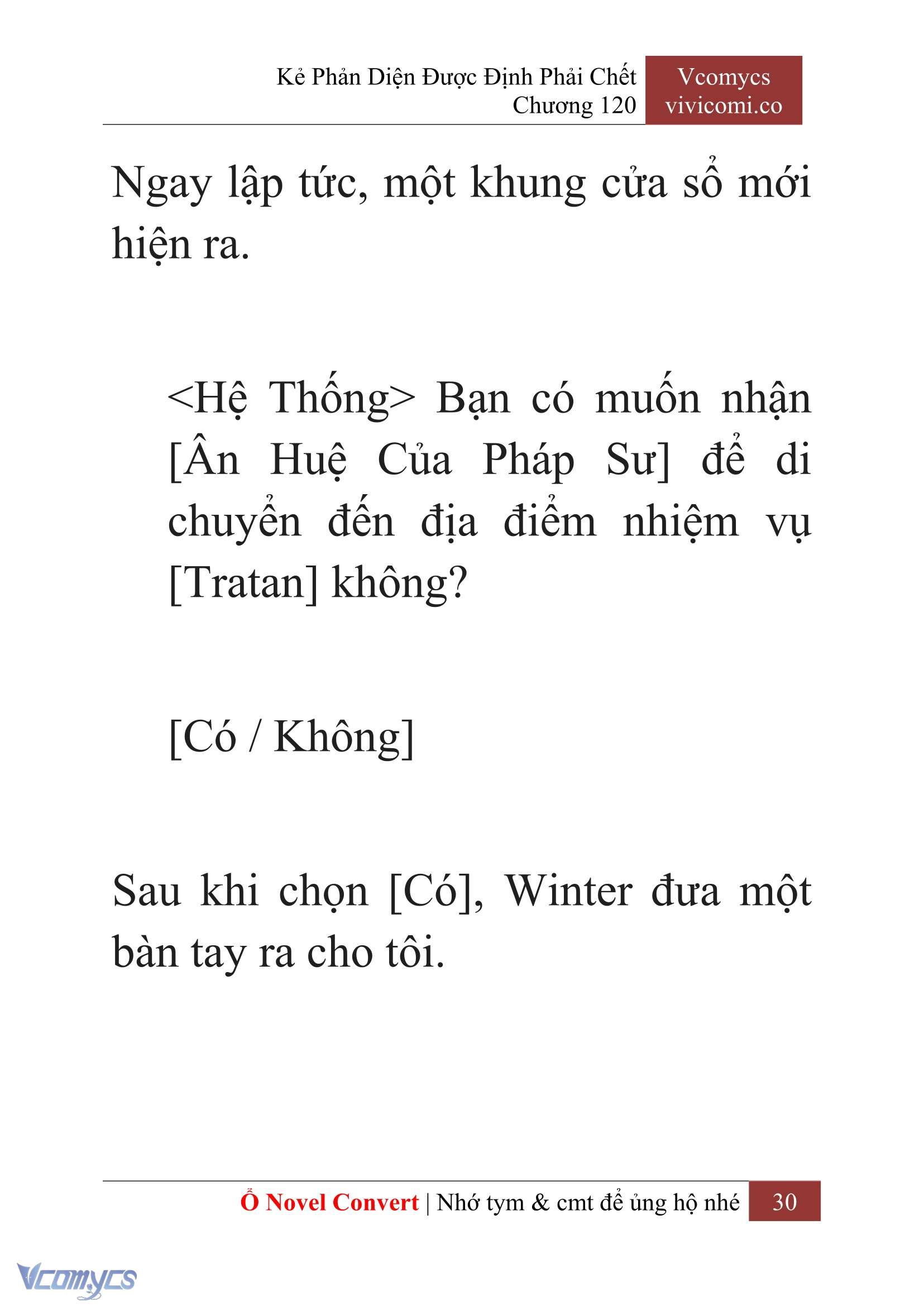 [Novel] Kẻ Phản Diện Được Định Phải Chết Chap 120 - Trang 2