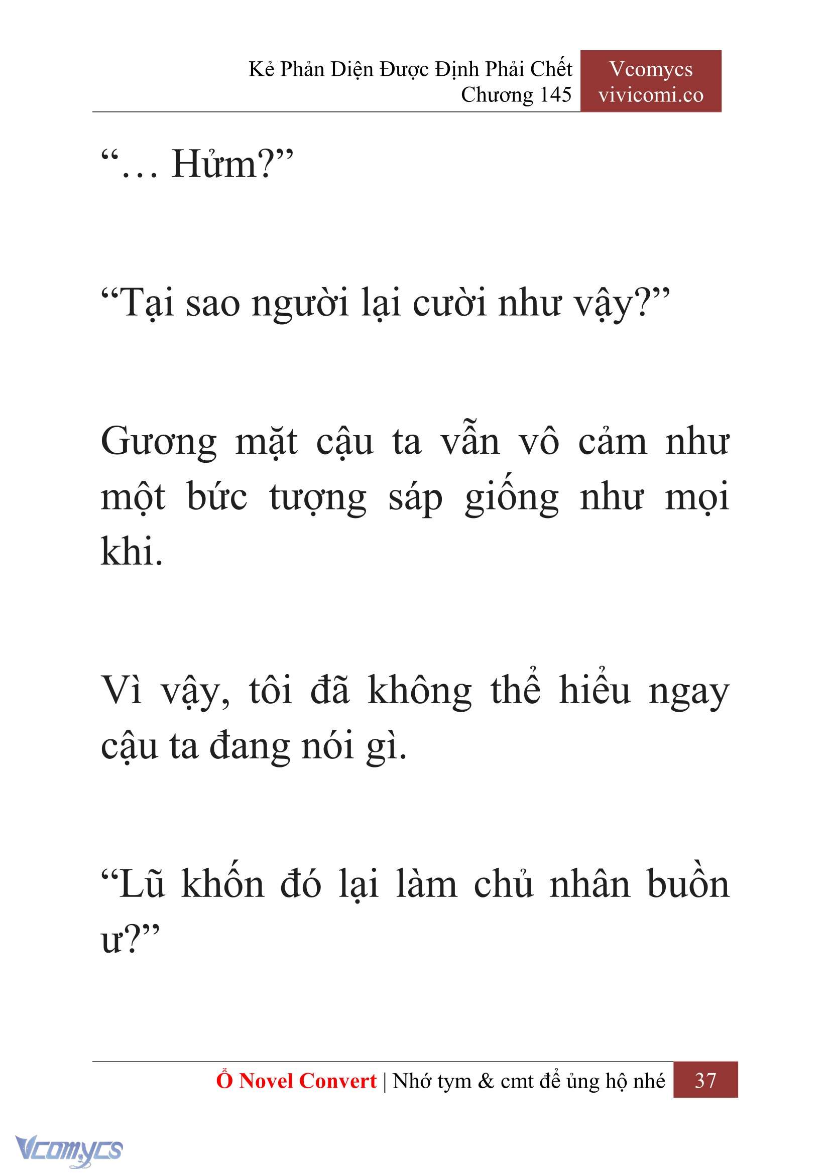 [Novel] Kẻ Phản Diện Được Định Phải Chết Chap 145 - Trang 2