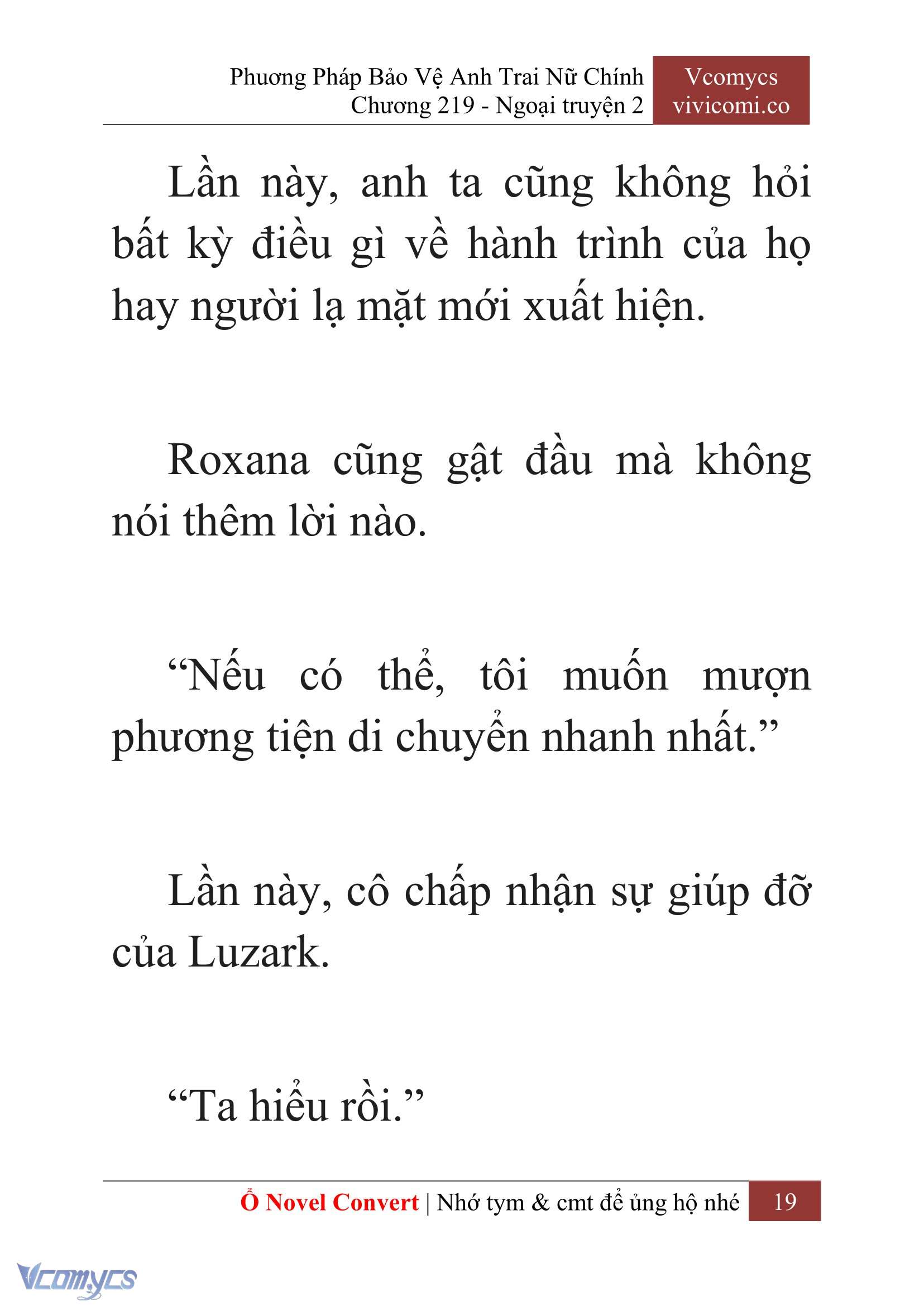[Novel] Phương Pháp Bảo Vệ Anh Trai Nữ Chính Chap 219 - Trang 2