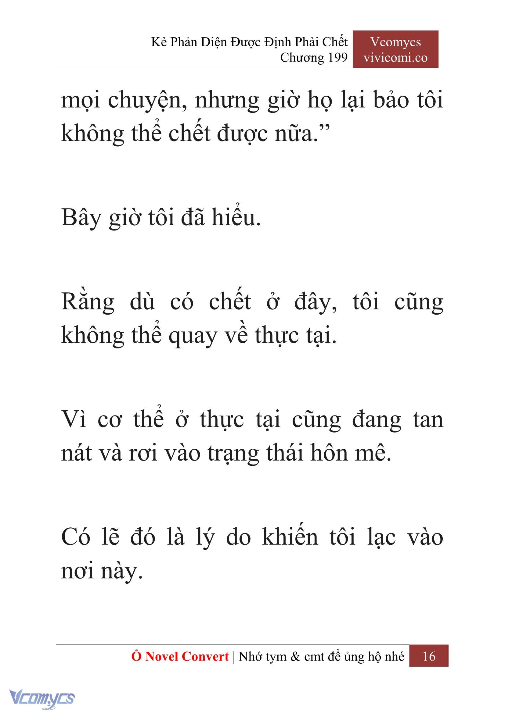 [Novel] Kẻ Phản Diện Được Định Phải Chết Chap 199 - Trang 2