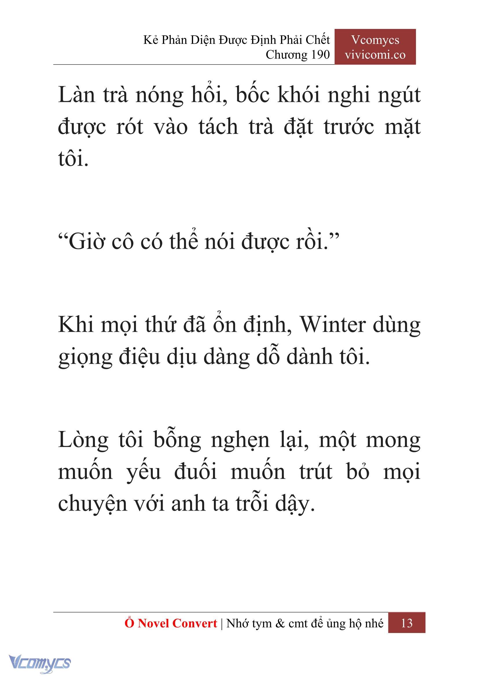 [Novel] Kẻ Phản Diện Được Định Phải Chết Chap 190 - Trang 2