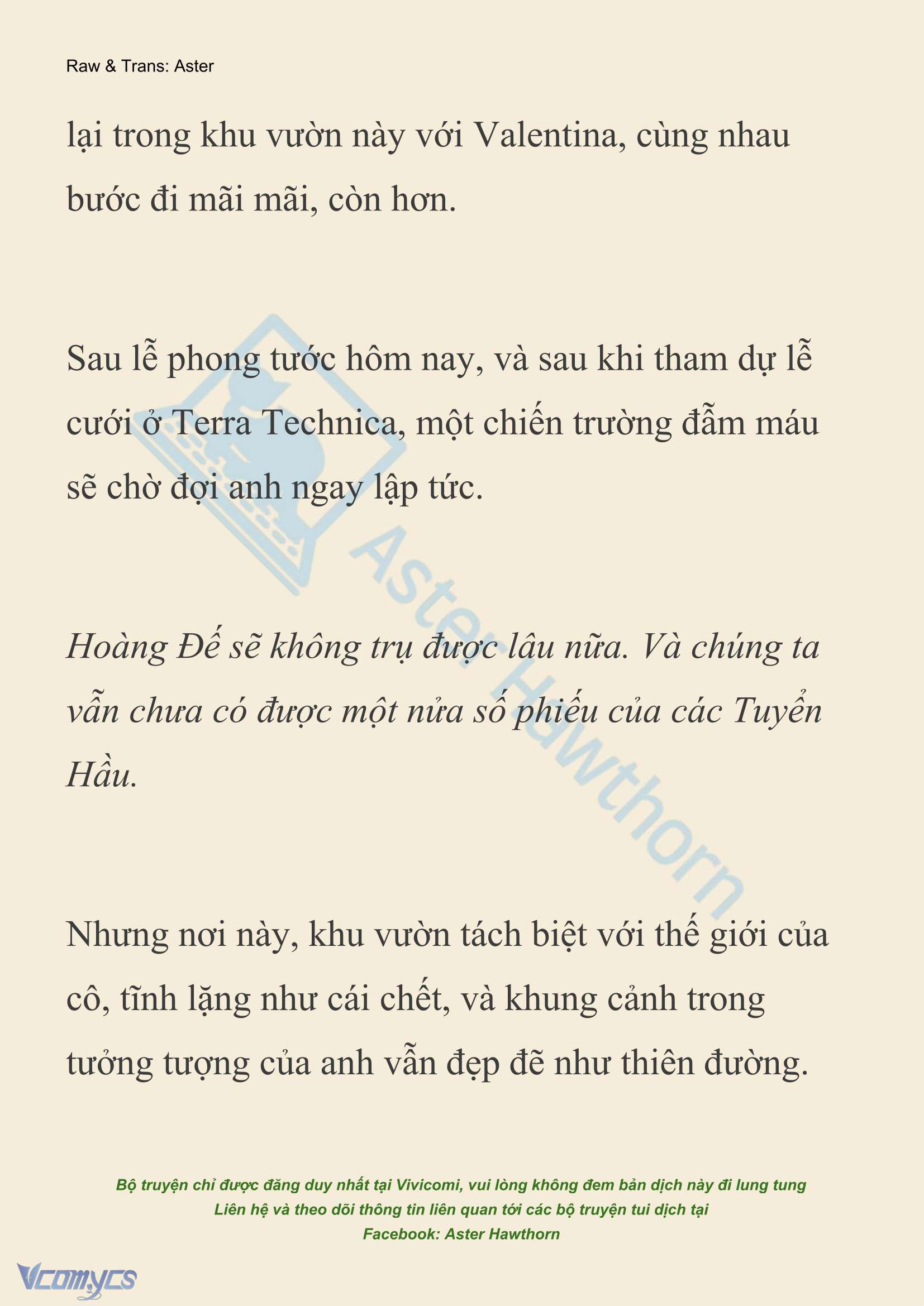 [NOVEL] Thiên Đường Của Valentina Chap 219 - Trang 2