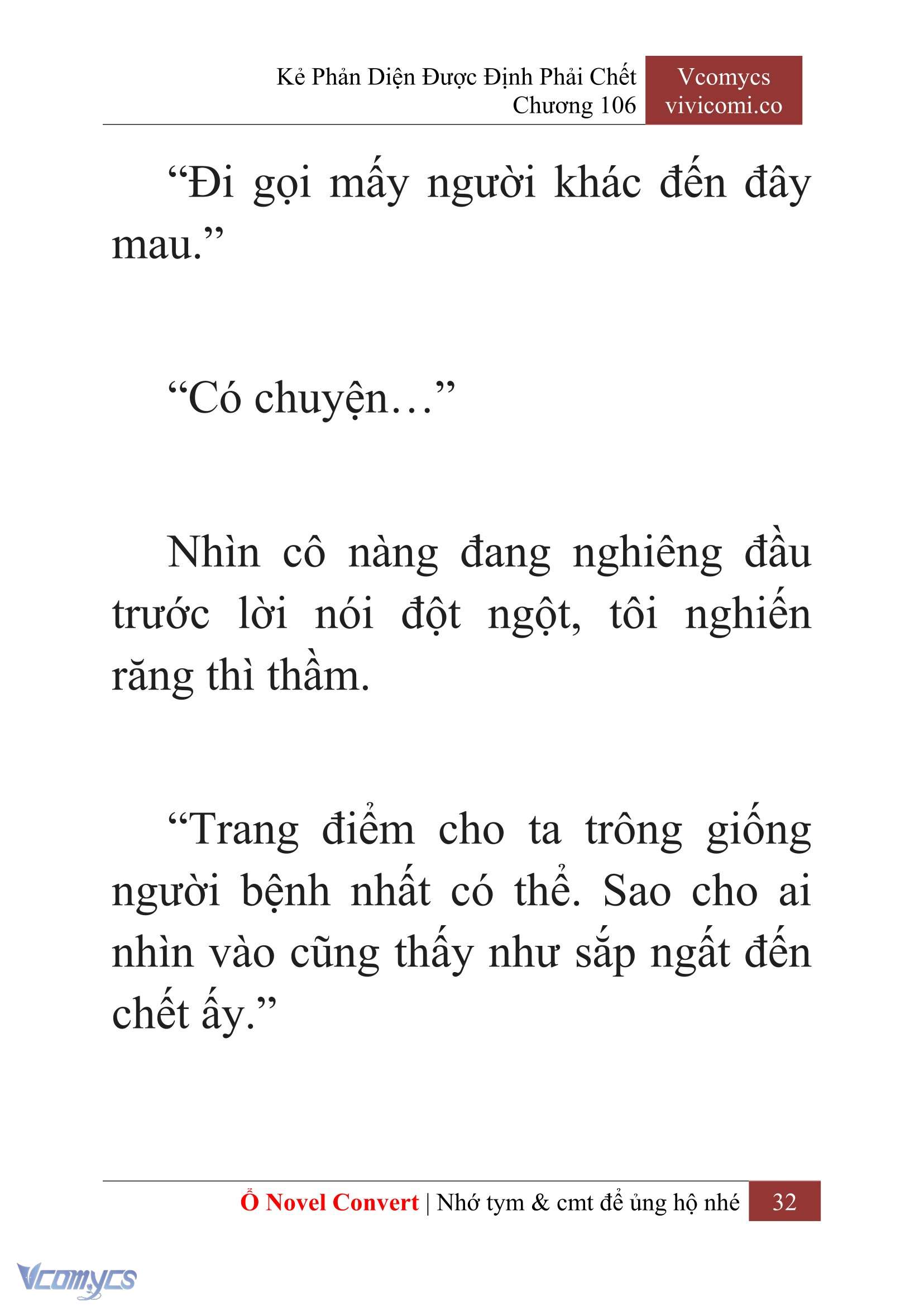 [Novel] Kẻ Phản Diện Được Định Phải Chết Chap 106 - Next Chap 107