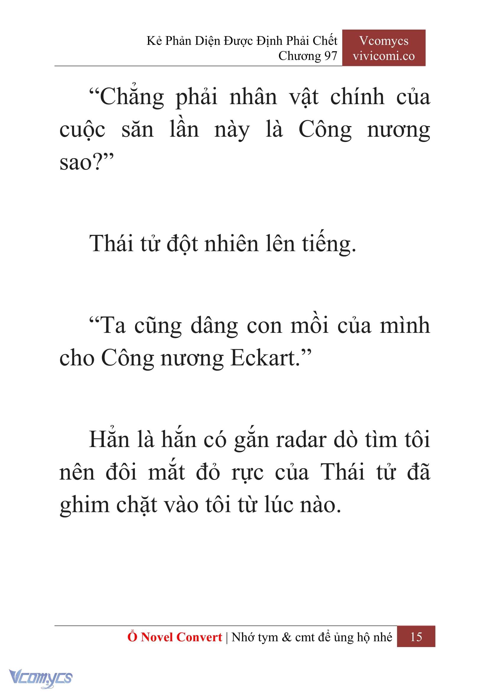 [Novel] Kẻ Phản Diện Được Định Phải Chết Chap 97 - Next Chap 98