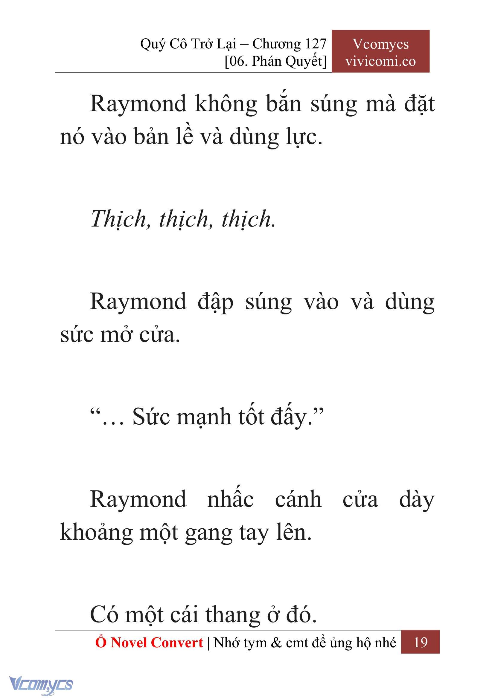 [Novel] Quý Cô Trở Lại Chap 127 - Trang 2