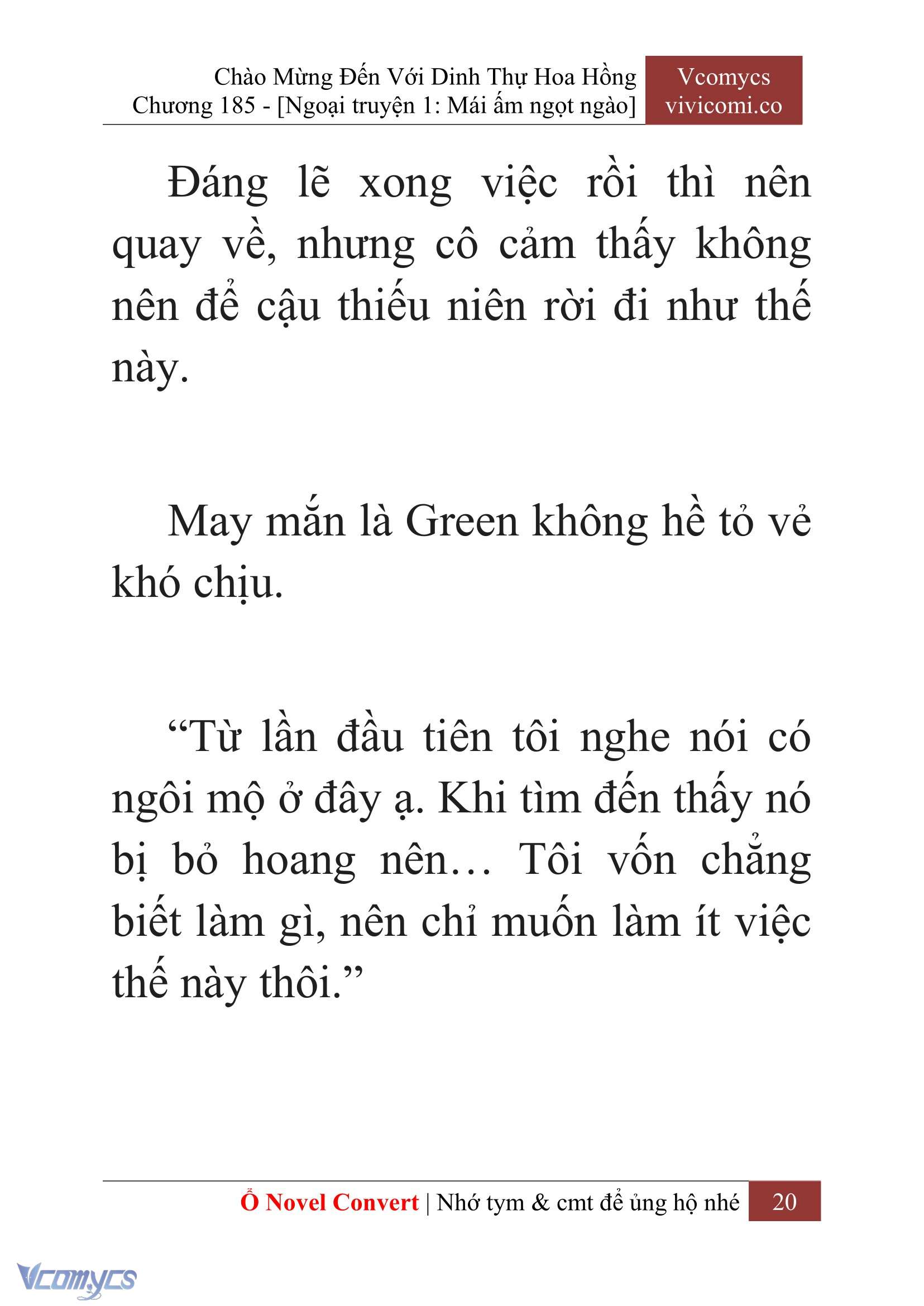 [Novel] Chào Mừng Đến Với Dinh Thự Hoa Hồng Chap 185 - Trang 2