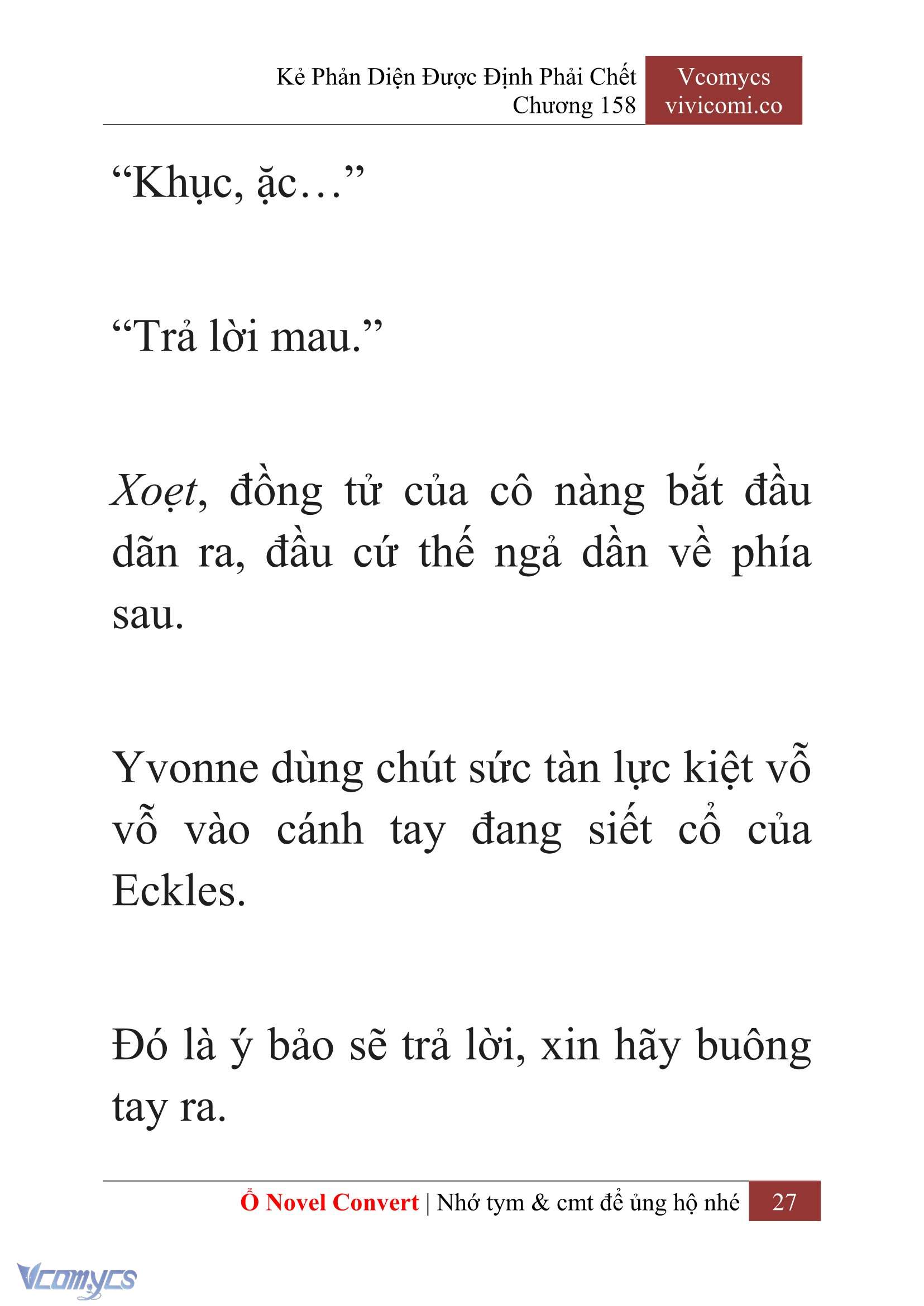 [Novel] Kẻ Phản Diện Được Định Phải Chết Chap 158 - Trang 2