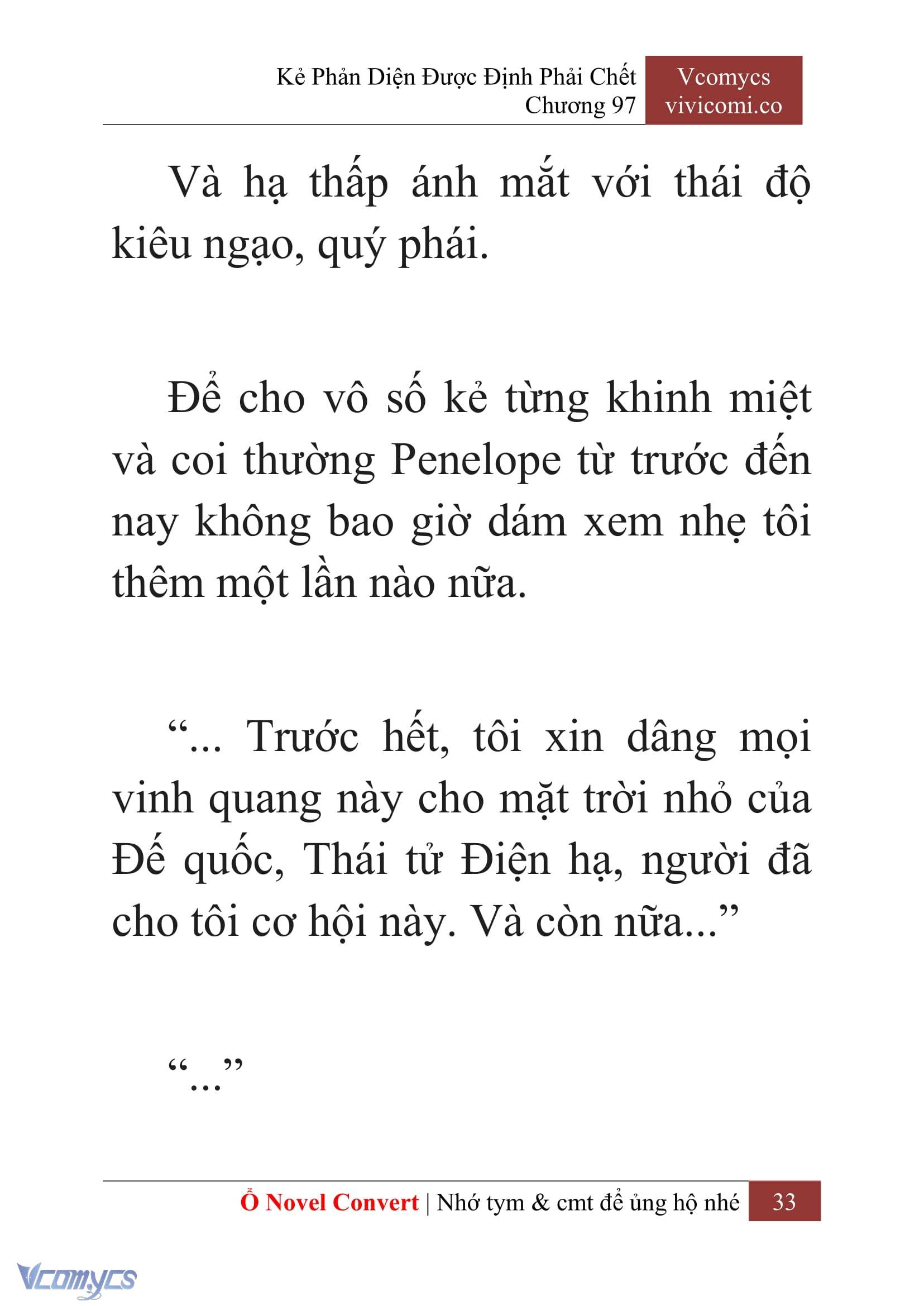 [Novel] Kẻ Phản Diện Được Định Phải Chết Chap 97 - Next Chap 98