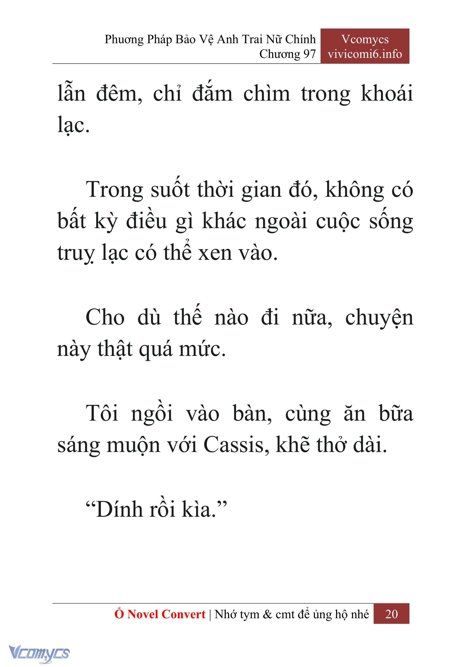 [Novel] Phương Pháp Bảo Vệ Anh Trai Nữ Chính Chap 97 - Trang 2