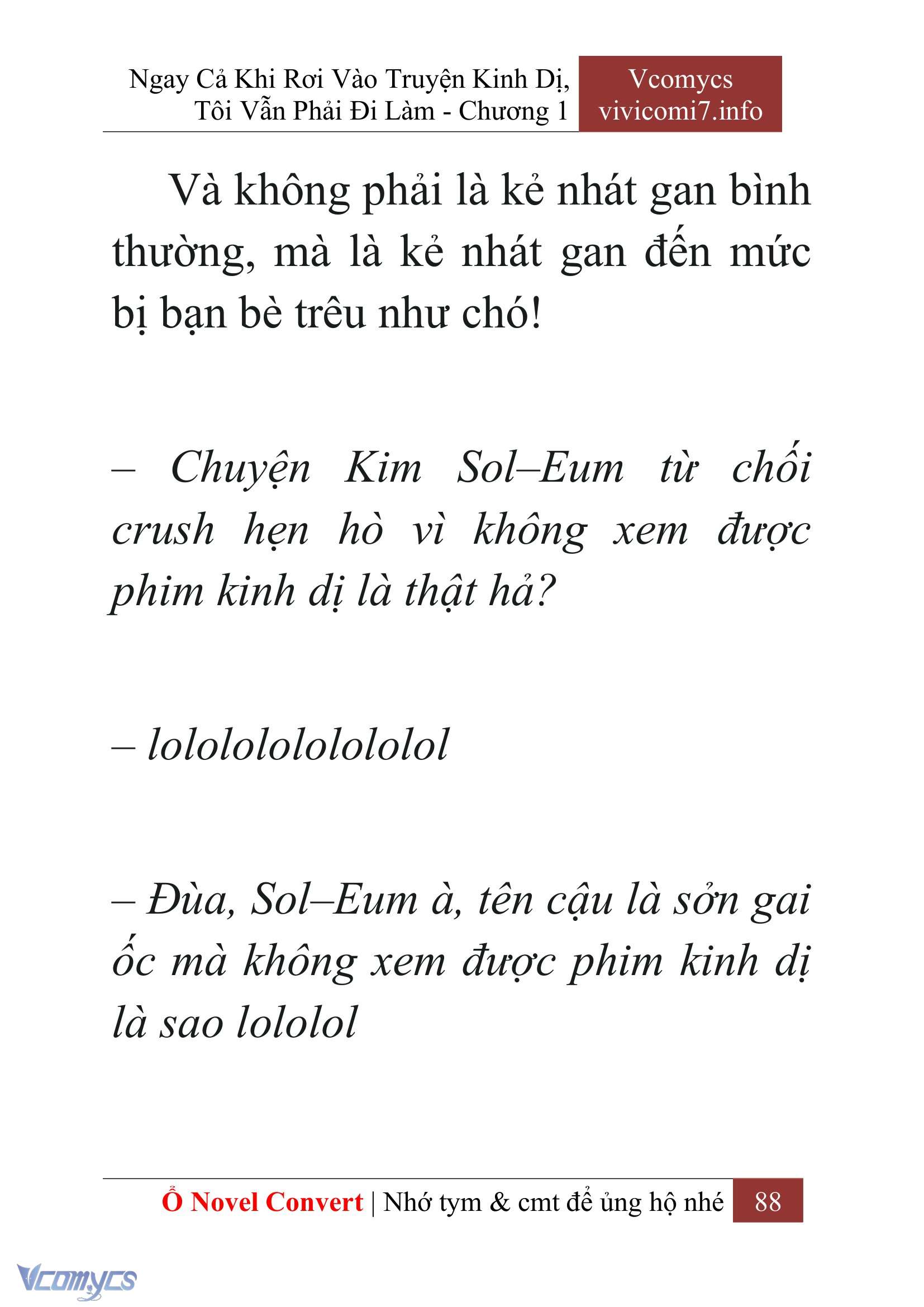 [Novel] Ngay Cả Khi Rơi Vào Truyện Kinh Dị, Tôi Vẫn Phải Đi Làm Chap 1 - Trang 2