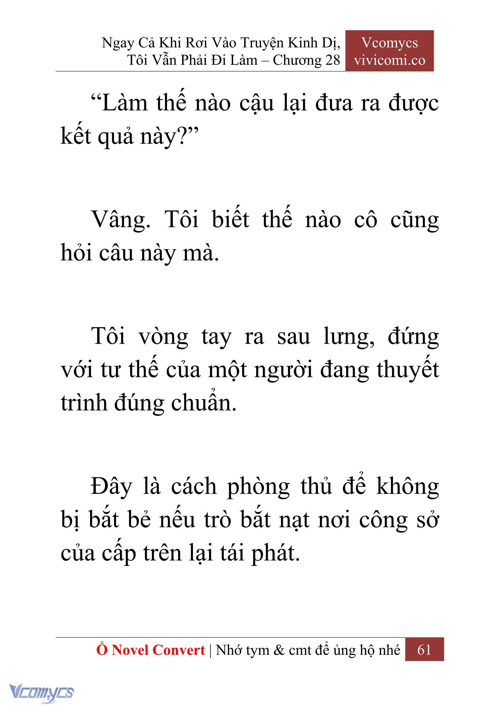 [Novel] Ngay Cả Khi Rơi Vào Truyện Kinh Dị, Tôi Vẫn Phải Đi Làm Chap 28 - Trang 2