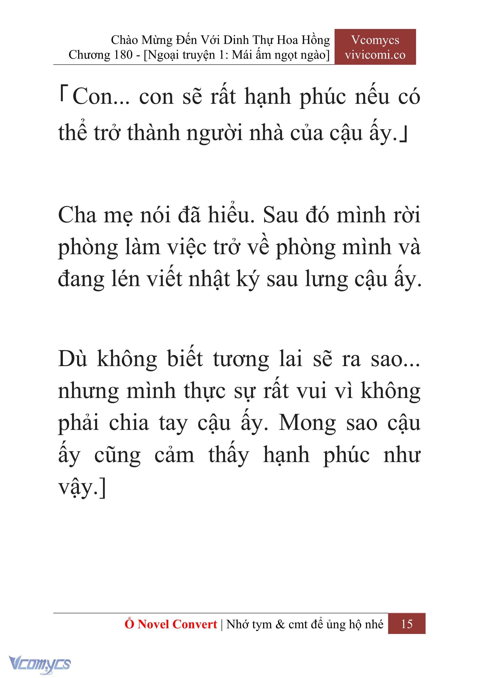 [Novel] Chào Mừng Đến Với Dinh Thự Hoa Hồng Chap 180 - Next Chap 181