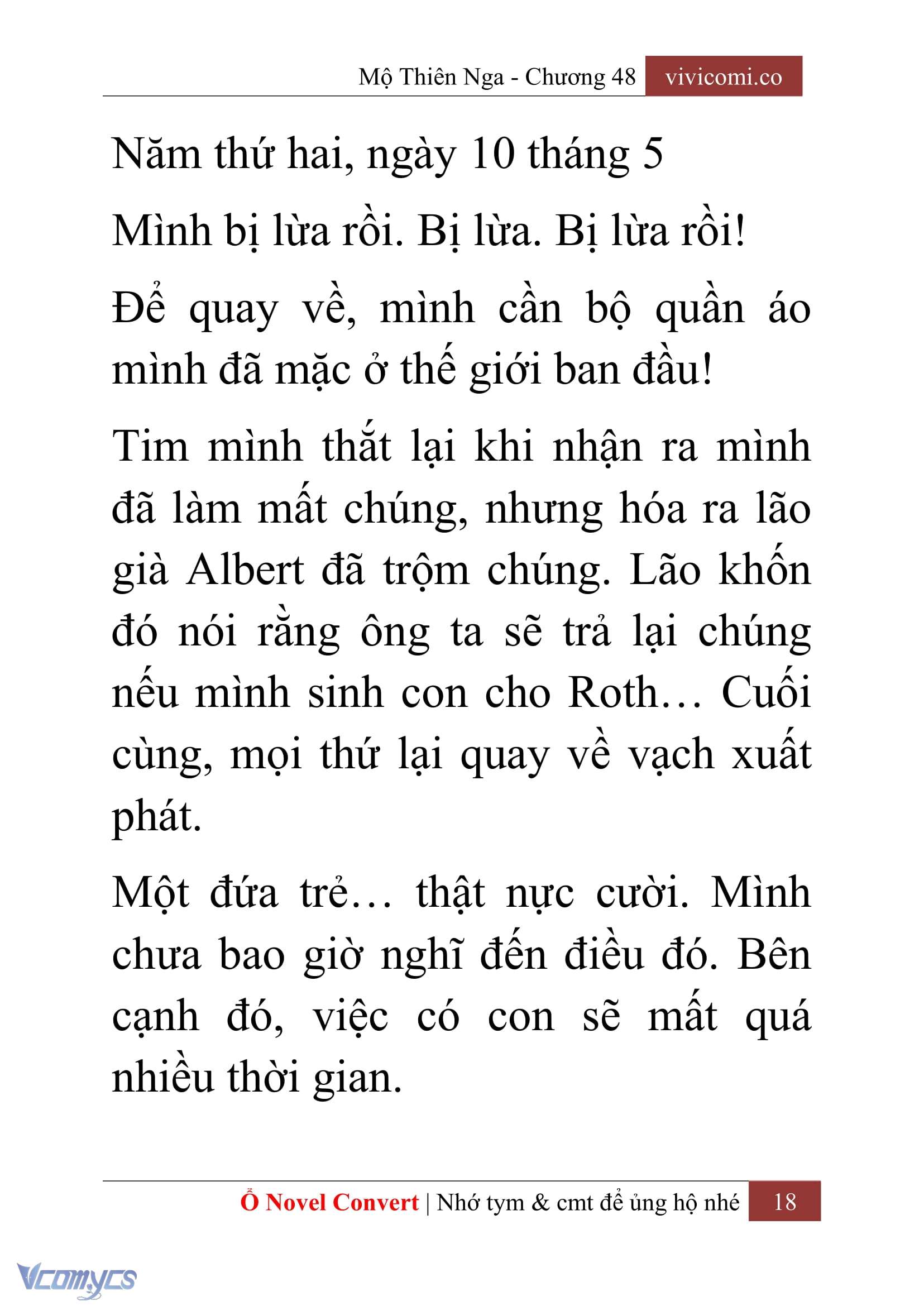 [Novel] Mộ Thiên Nga Chap 48 - Next Chap 49