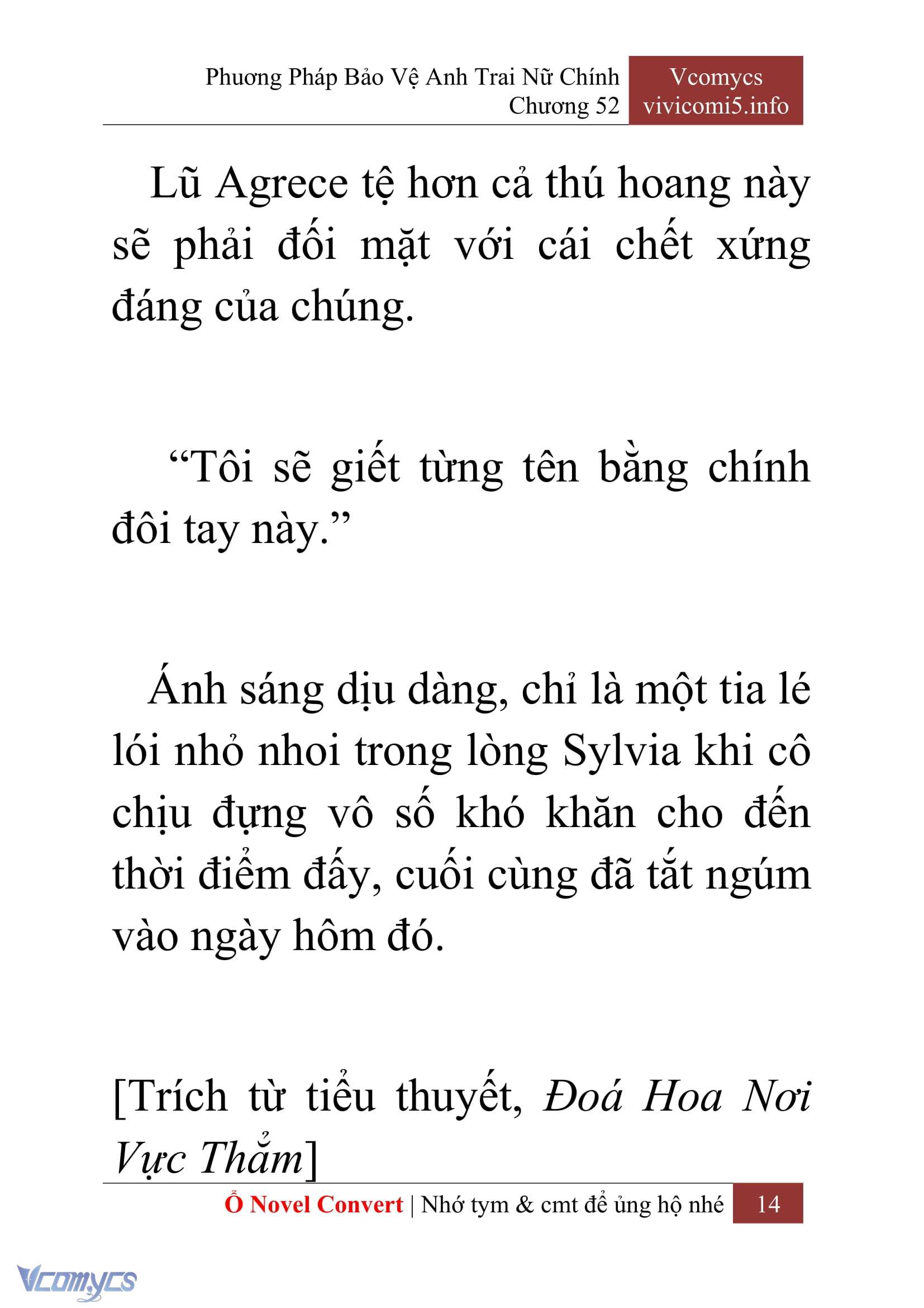[Novel] Phương Pháp Bảo Vệ Anh Trai Nữ Chính Chap 52 - Trang 2