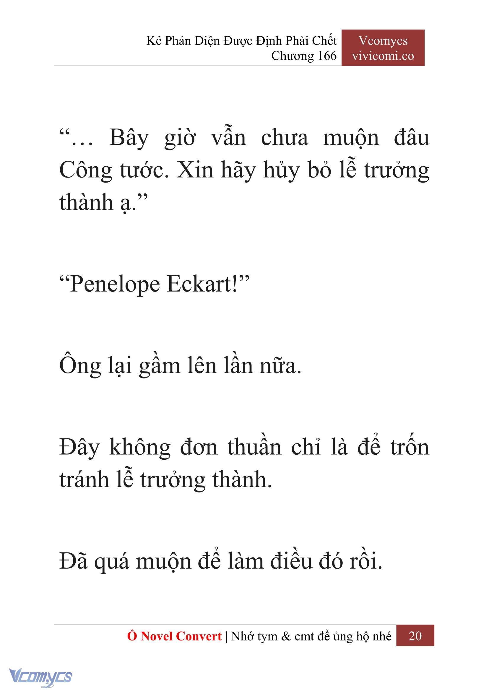 [Novel] Kẻ Phản Diện Được Định Phải Chết Chap 166 - Trang 2